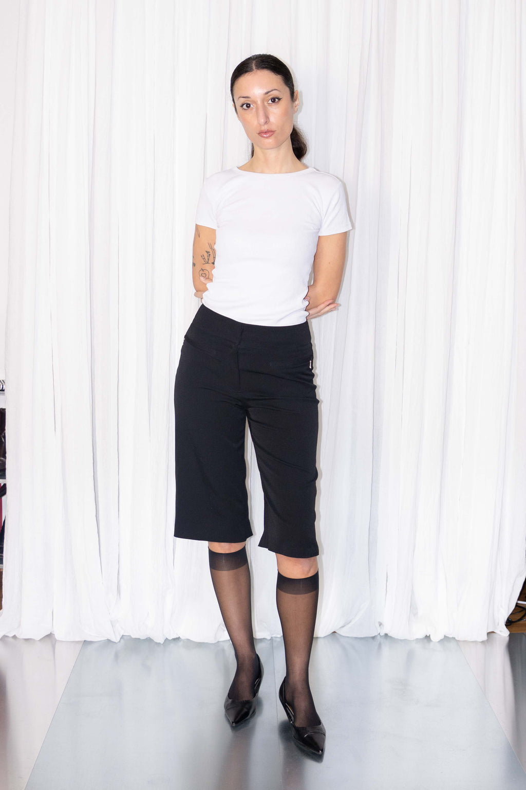 Bermuda Pantalon Zipper Pockets