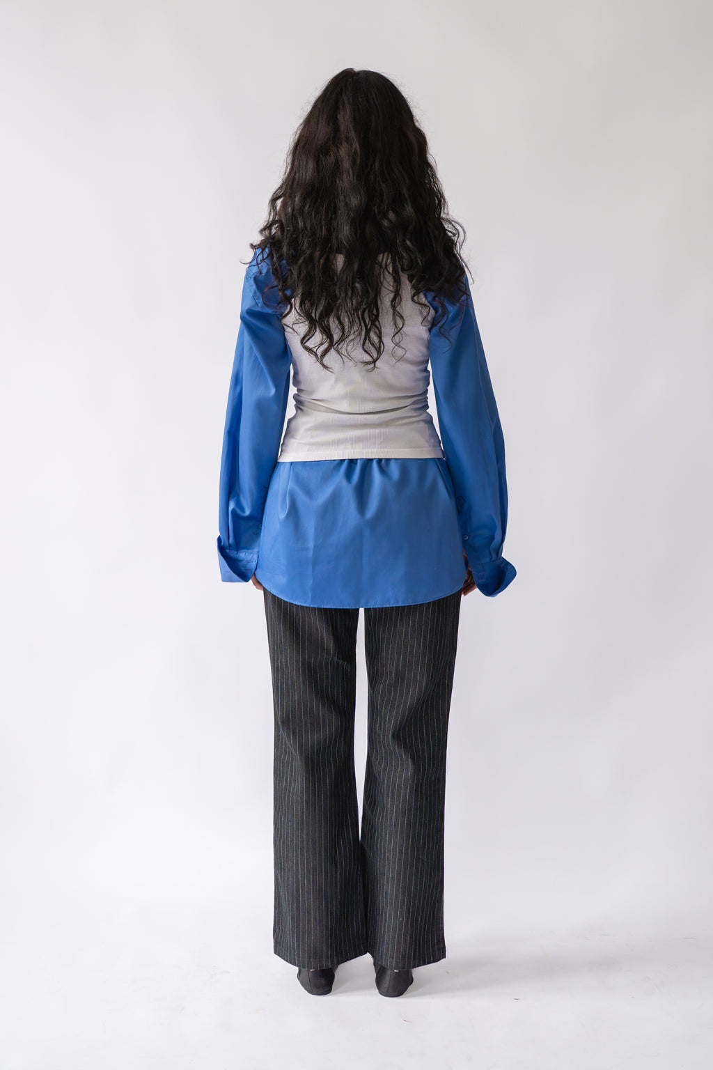 Blue Oversized Men's Shirt