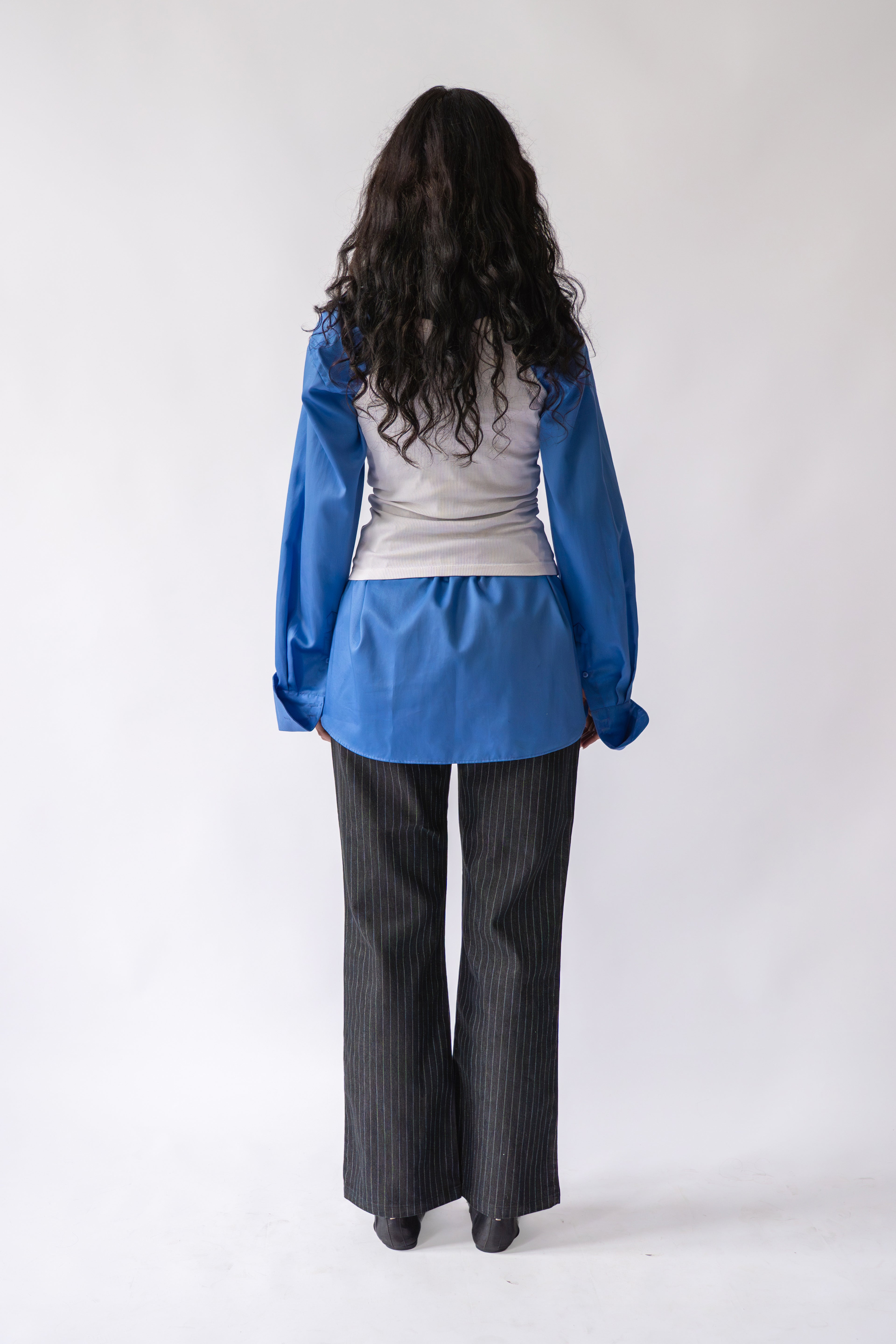 Blue Oversized Men's Shirt