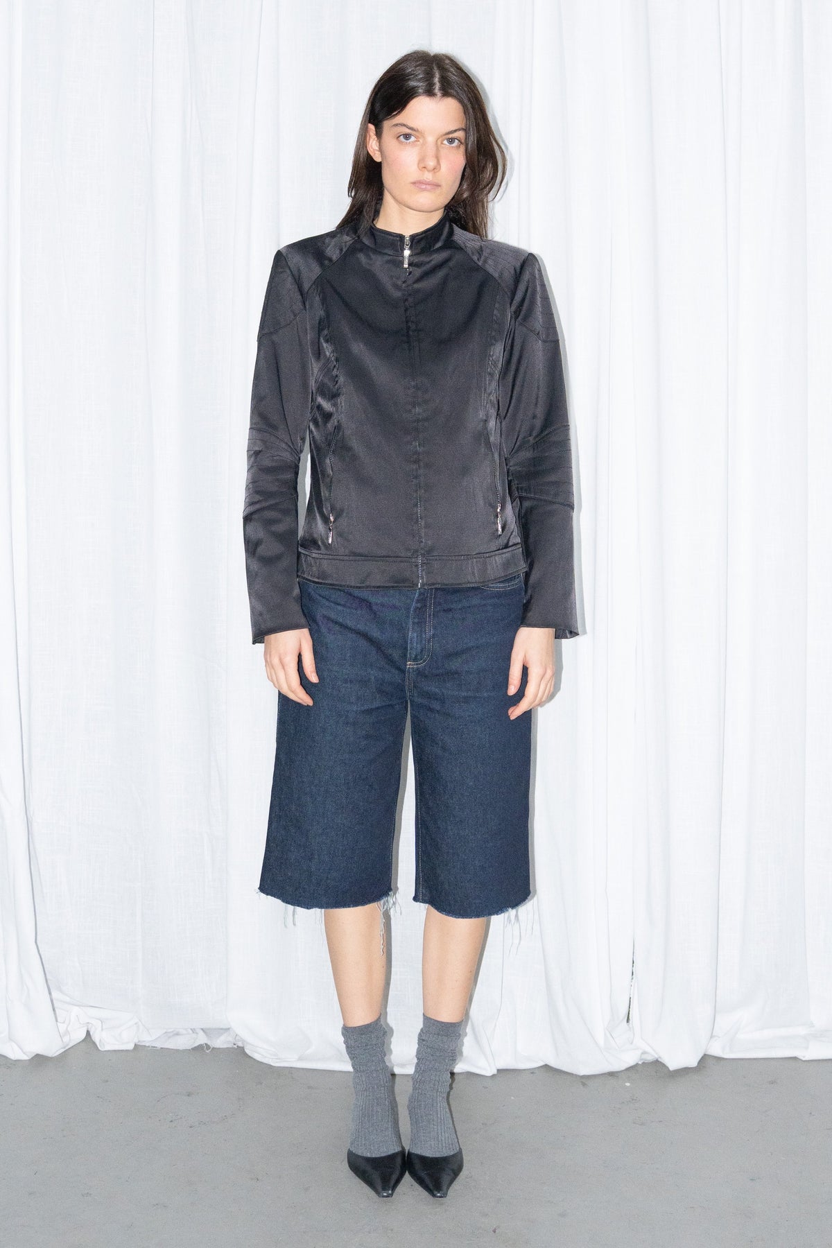 Black Zip-Up Jacket