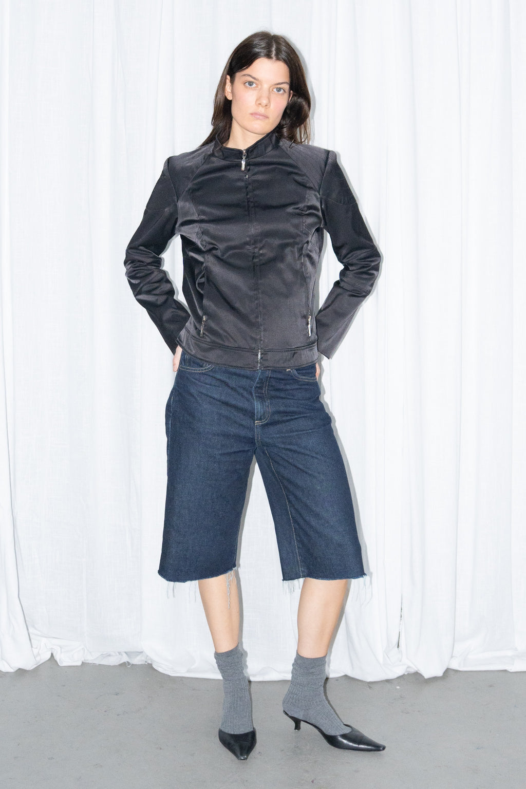 Black Zip-Up Jacket