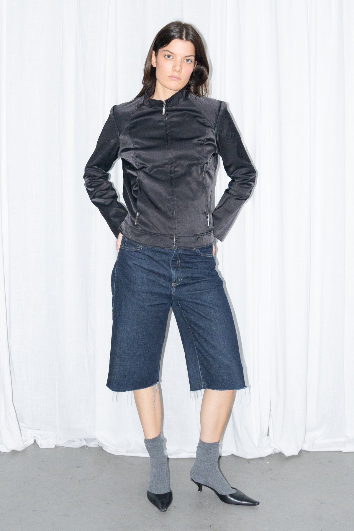 Black Zip-Up Jacket