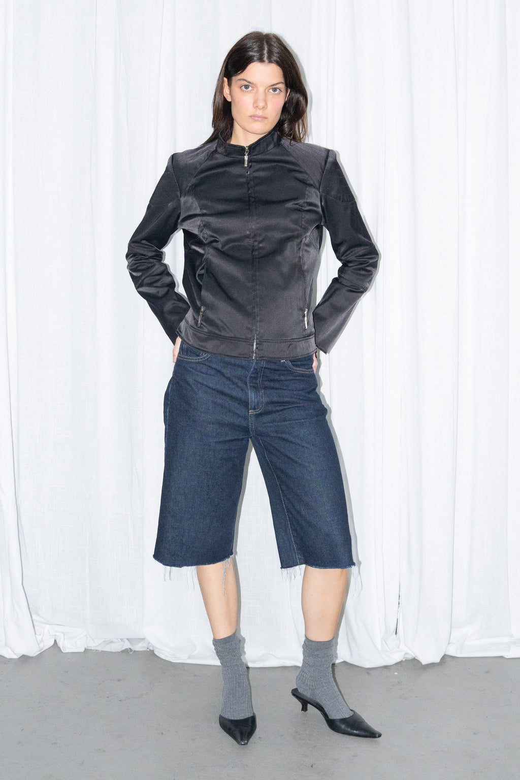 Black Zip-Up Jacket