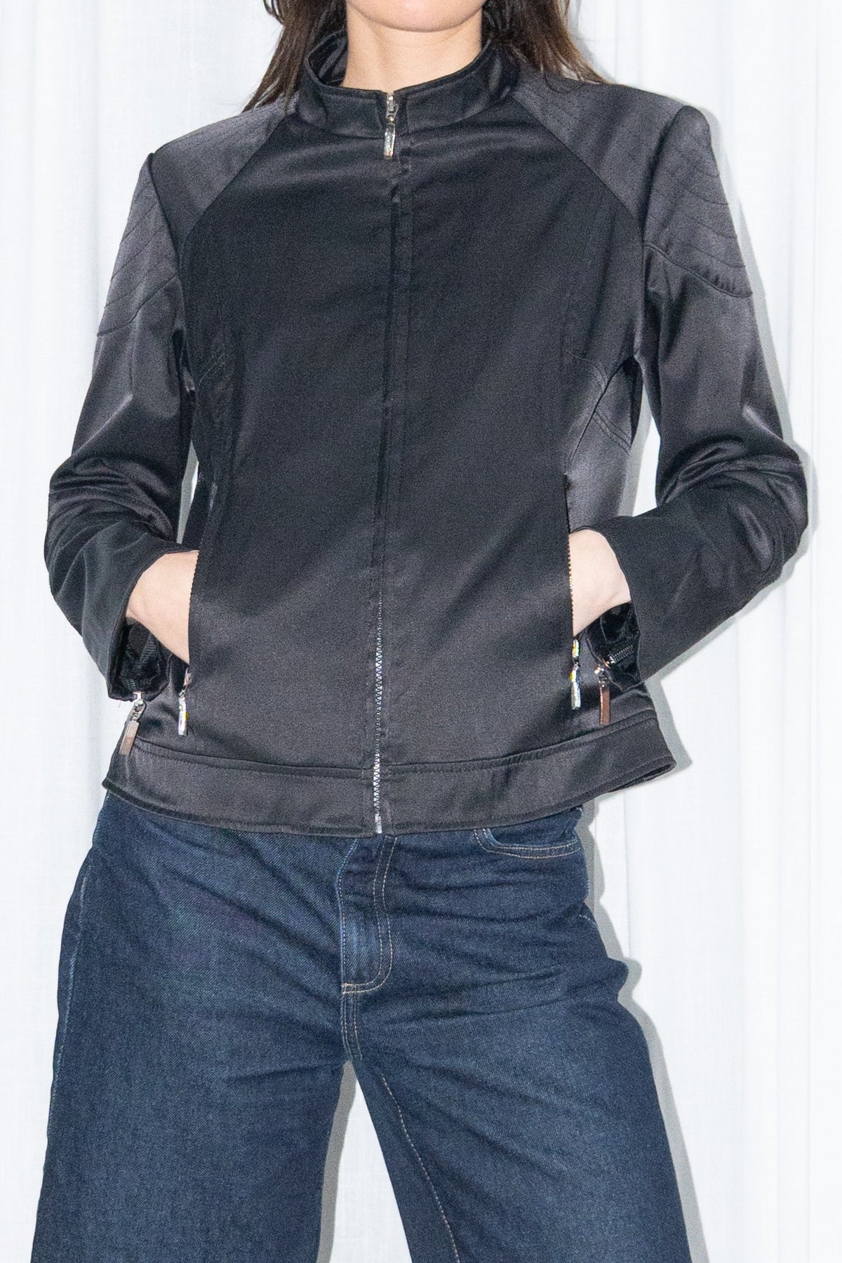 Black Zip-Up Jacket