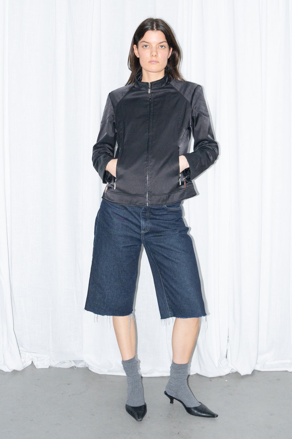 Black Zip-Up Jacket