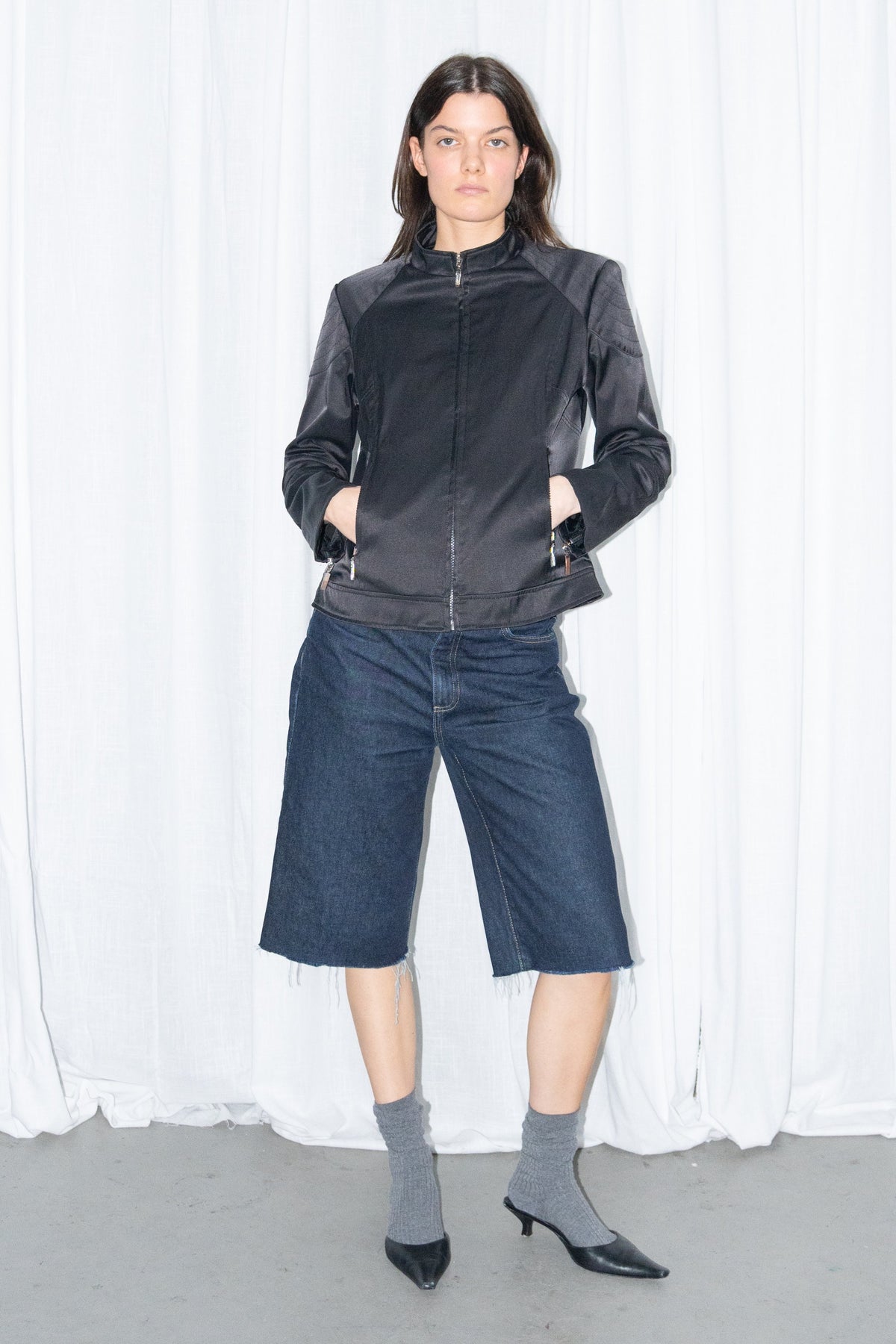 Black Zip-Up Jacket