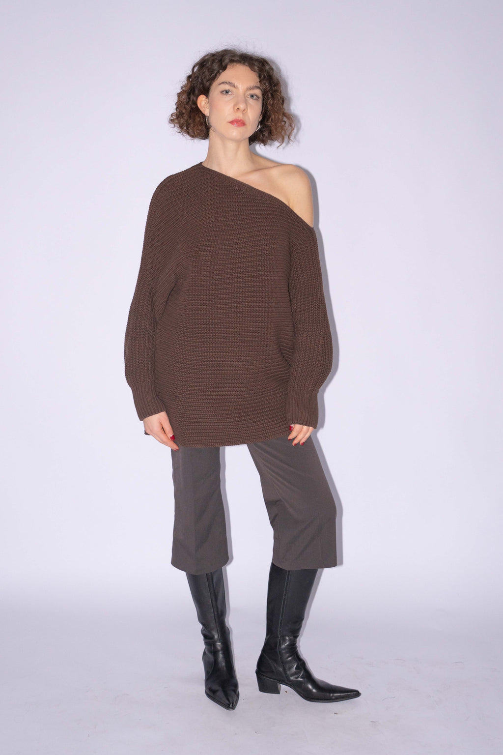 Brown Heavy Knit Size XS-L