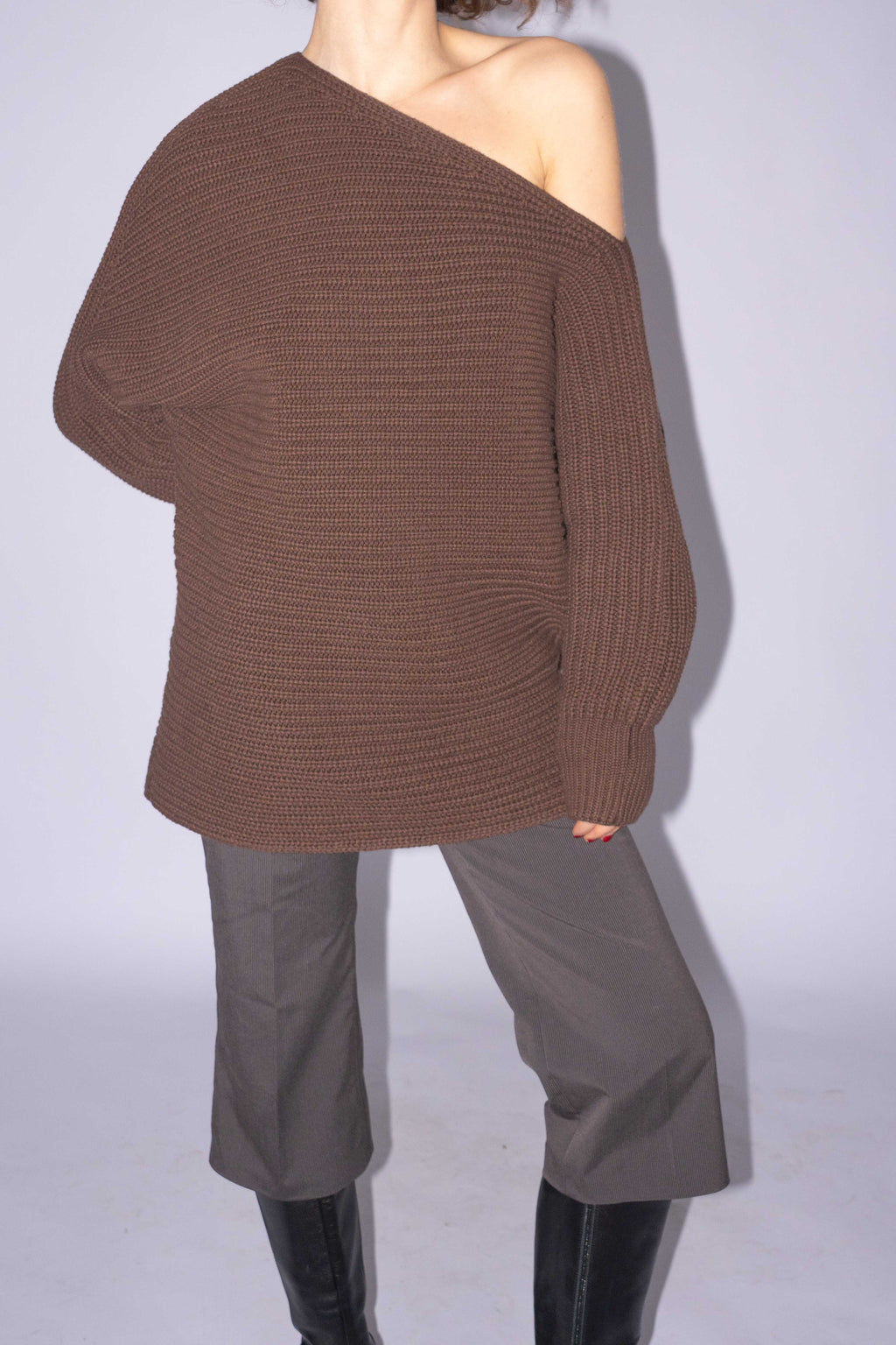 Brown Heavy Knit Size XS-L