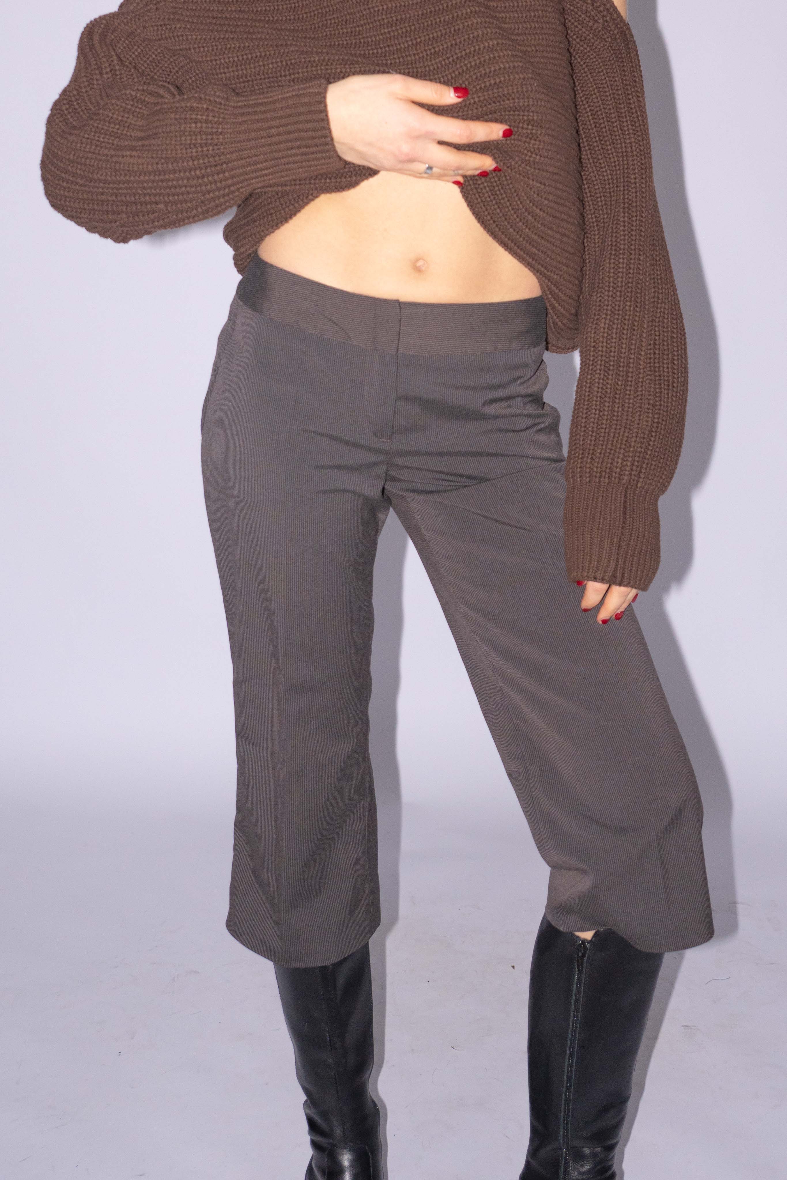 Brown Capri Pantalon Size XS
