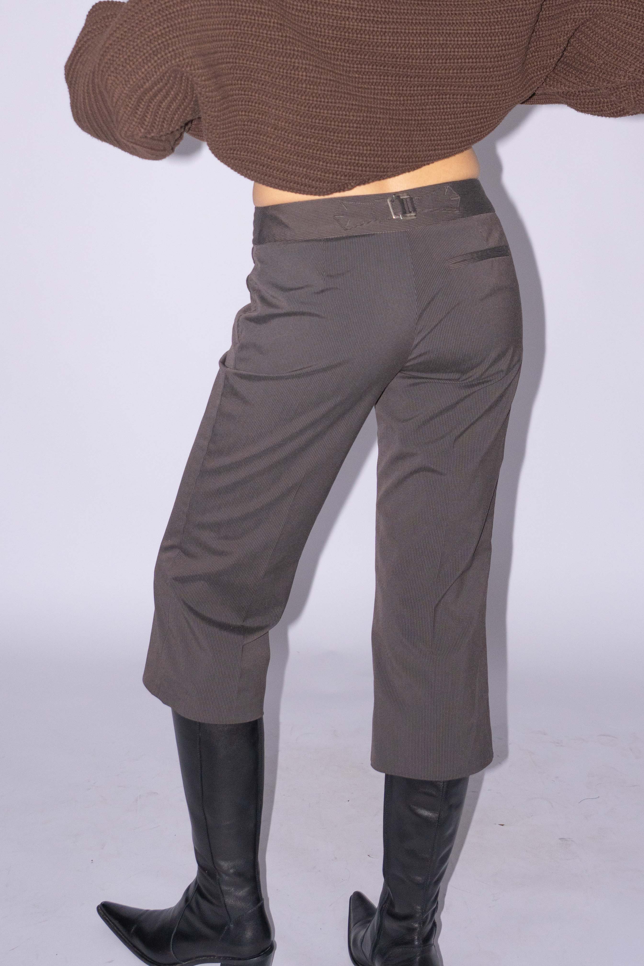 Brown Capri Pantalon Size XS