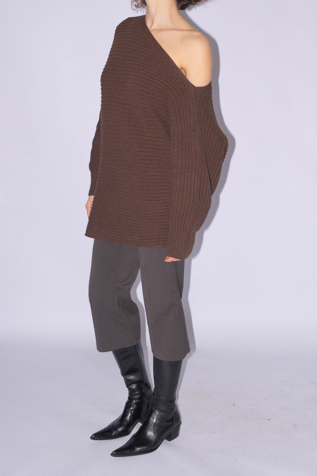 Brown Heavy Knit Size XS-L