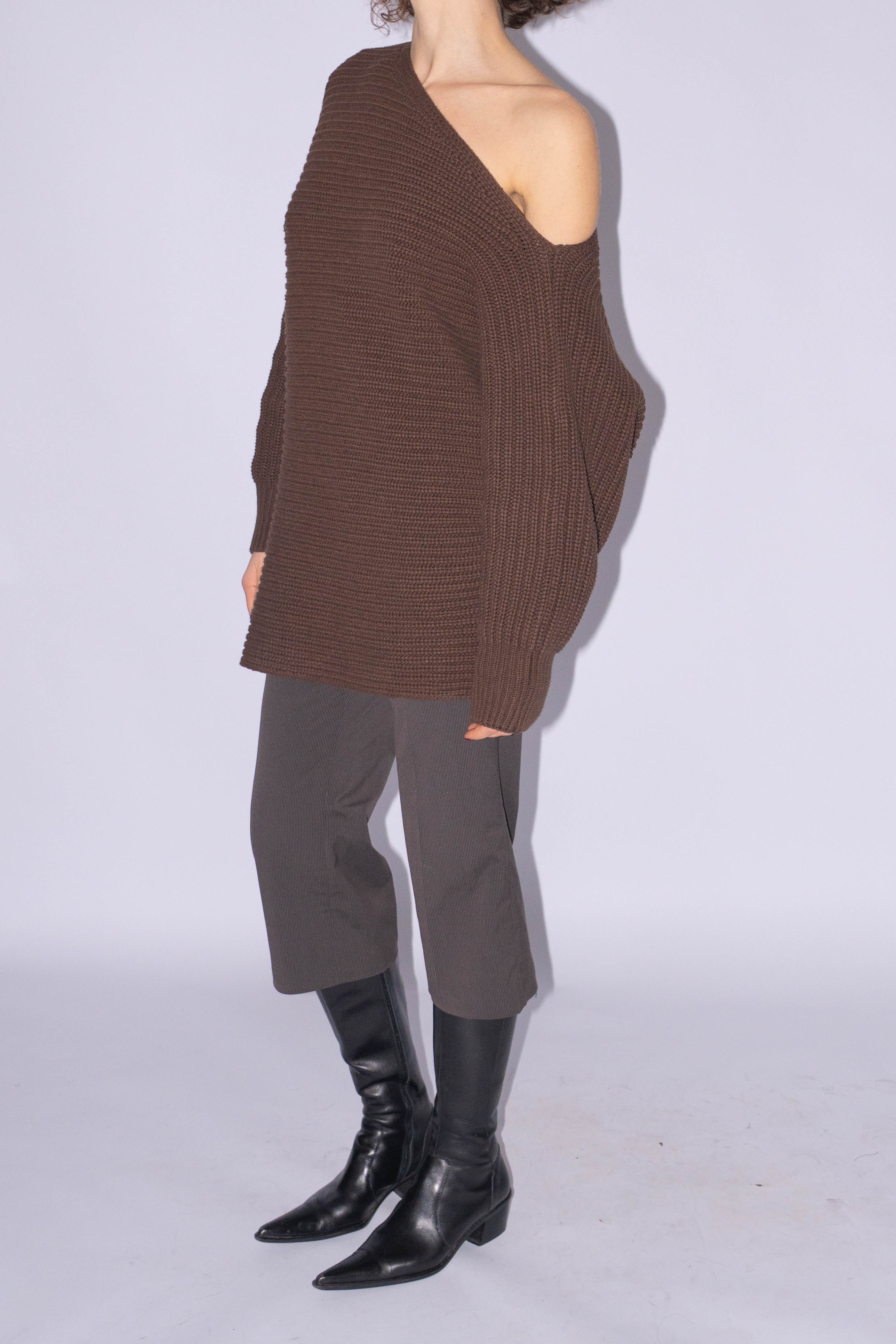 Brown Heavy Knit Size XS-L