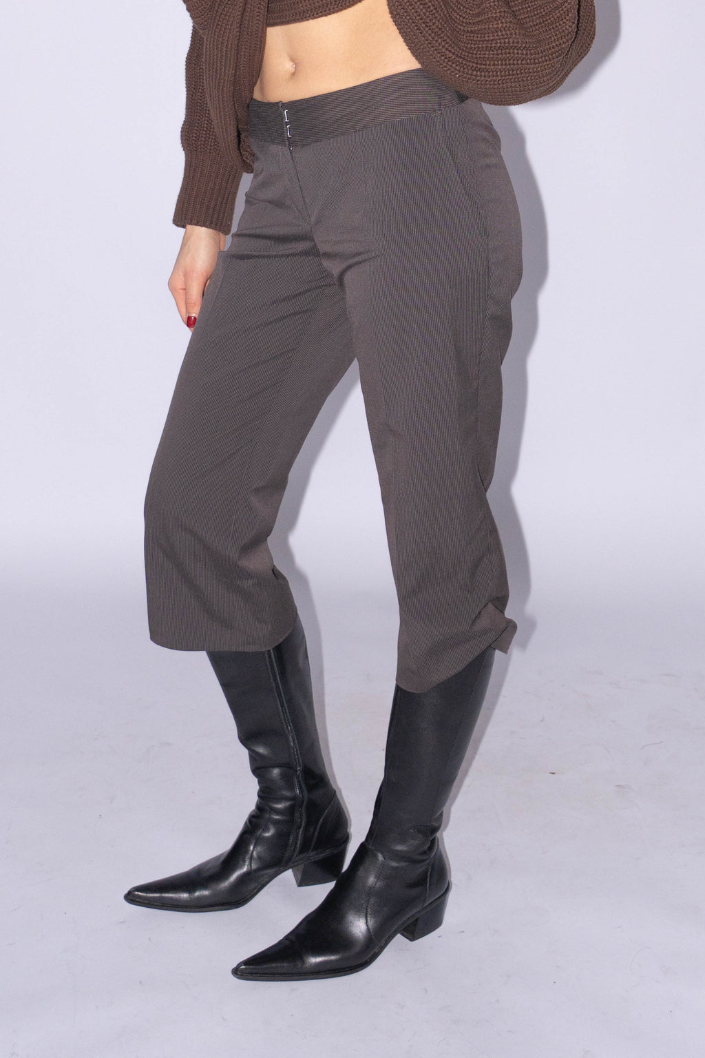 Brown Capri Pantalon Size XS