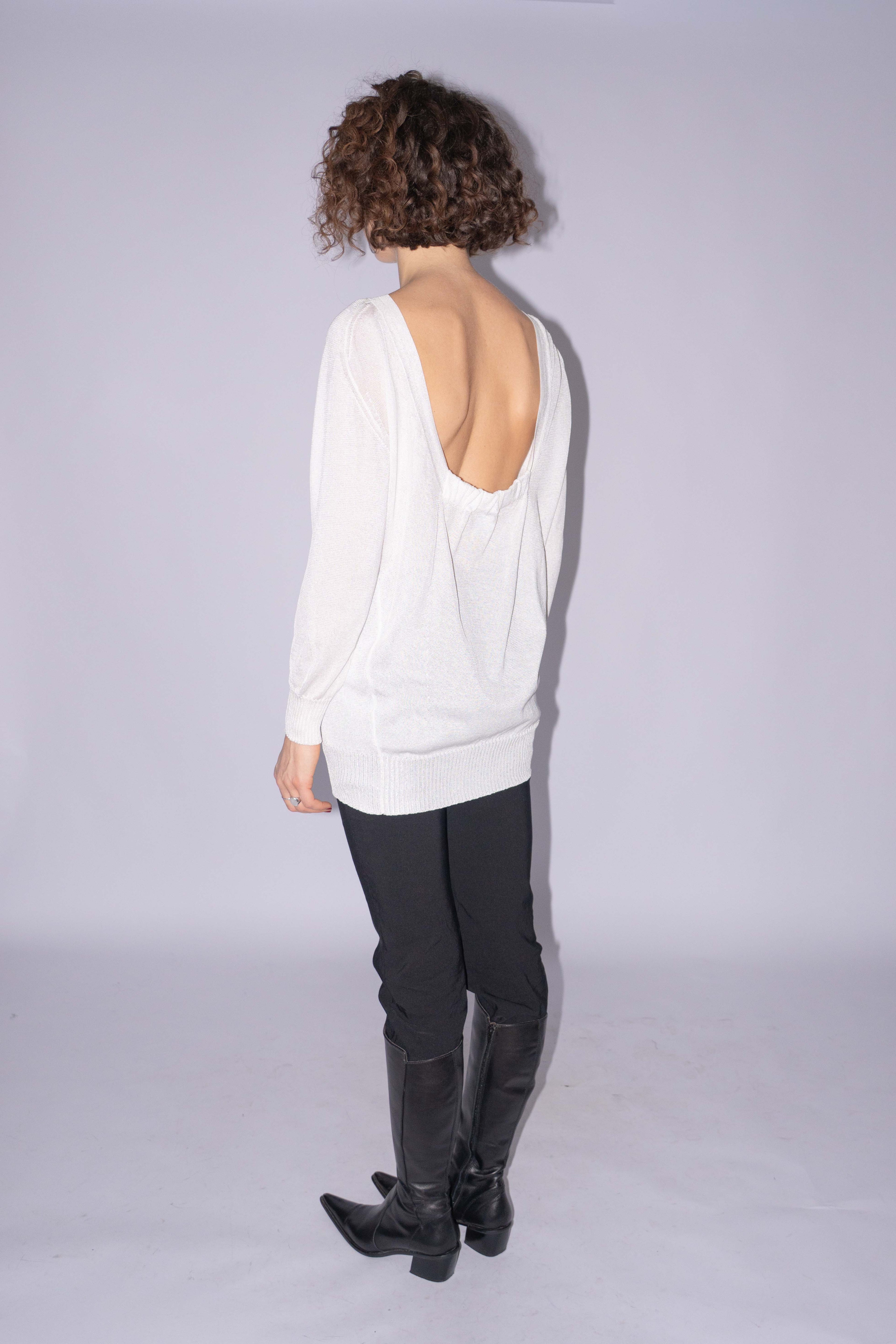 Dries Van Noten Vintage Open Back Top Size S/M