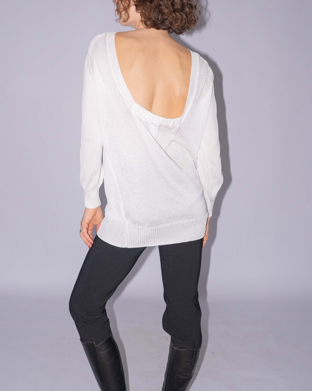 Dries Van Noten Vintage Open Back Top Size S/M
