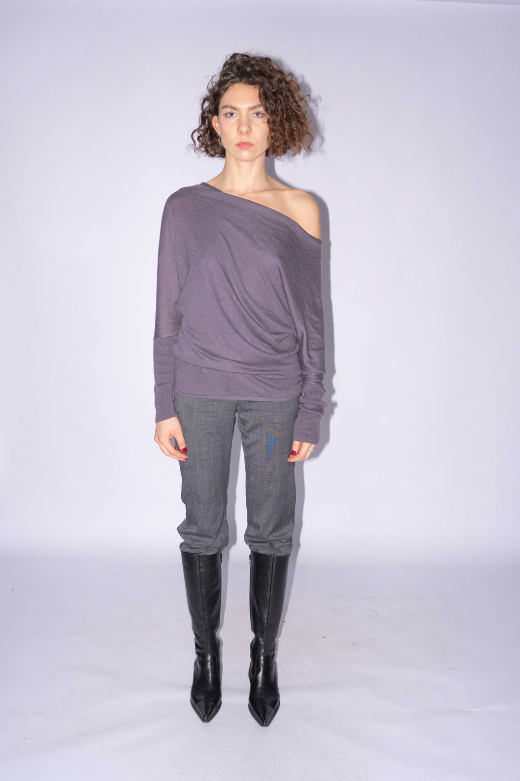 Asymmetric Top Purple Size M