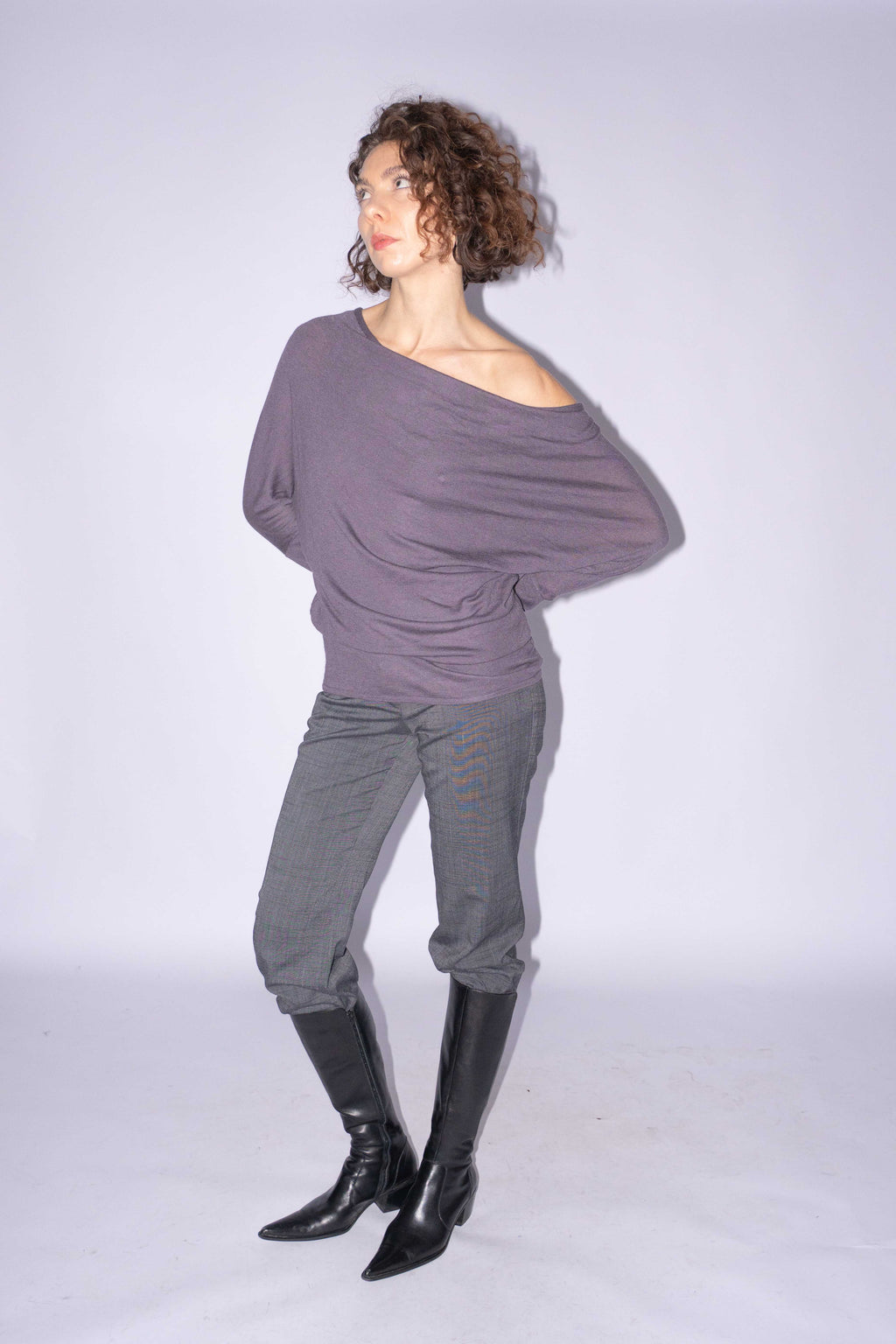 Asymmetric Top Purple Size M