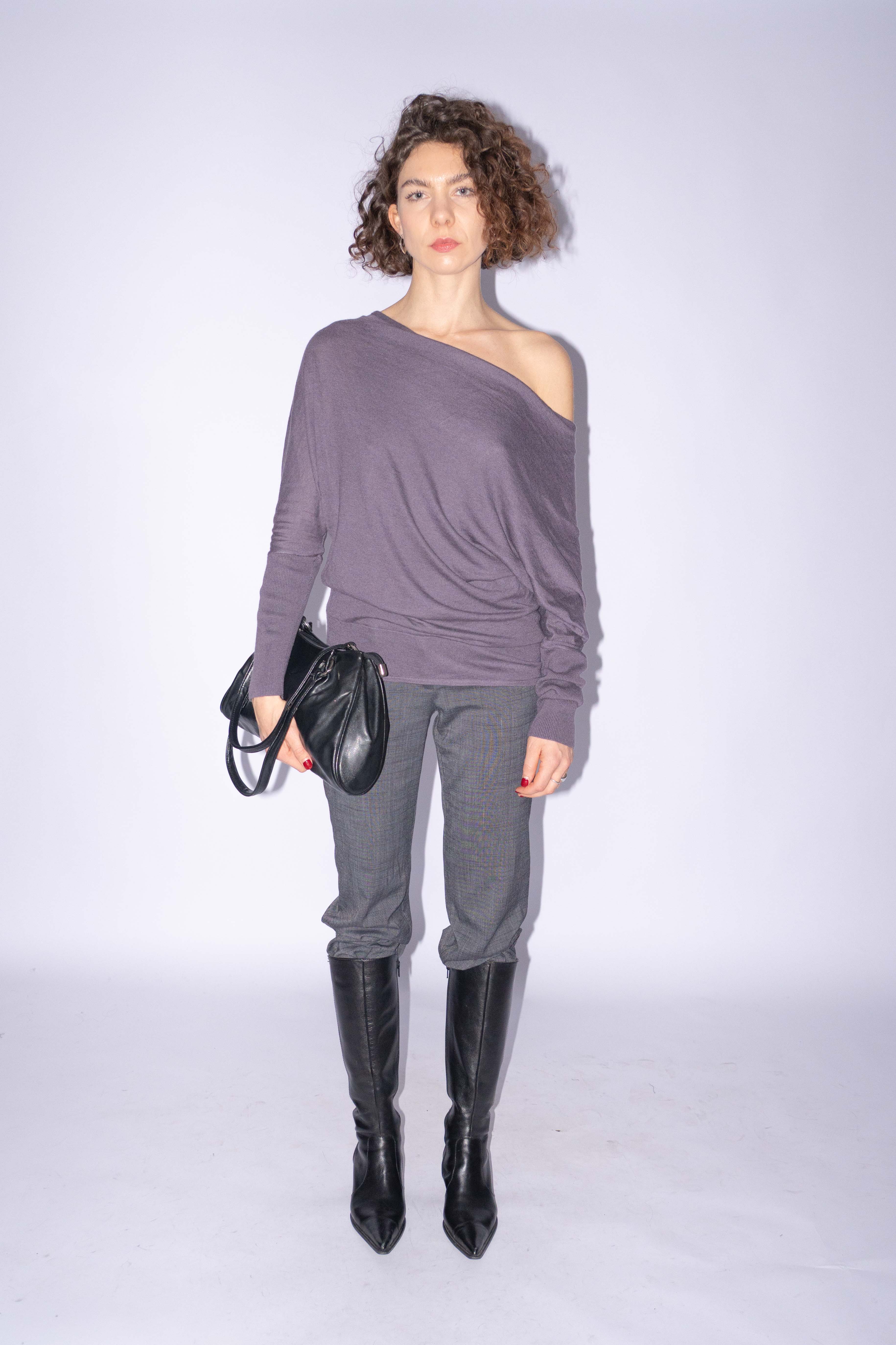 Asymmetric Top Purple Size M