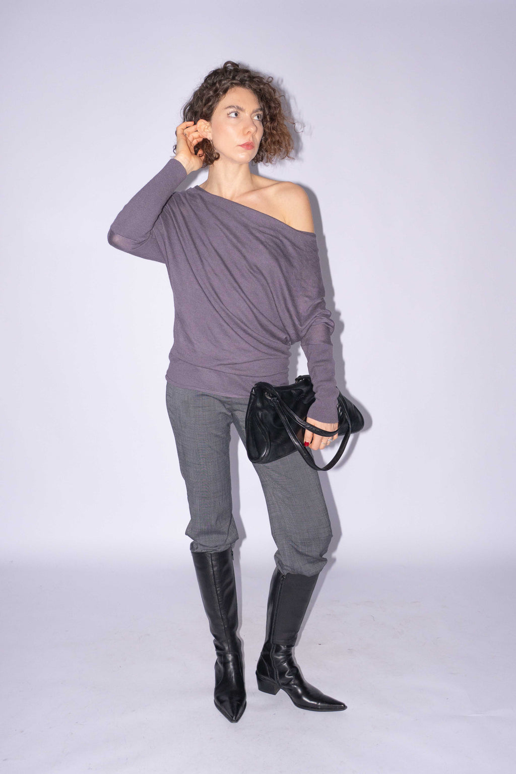 Asymmetric Top Purple Size M