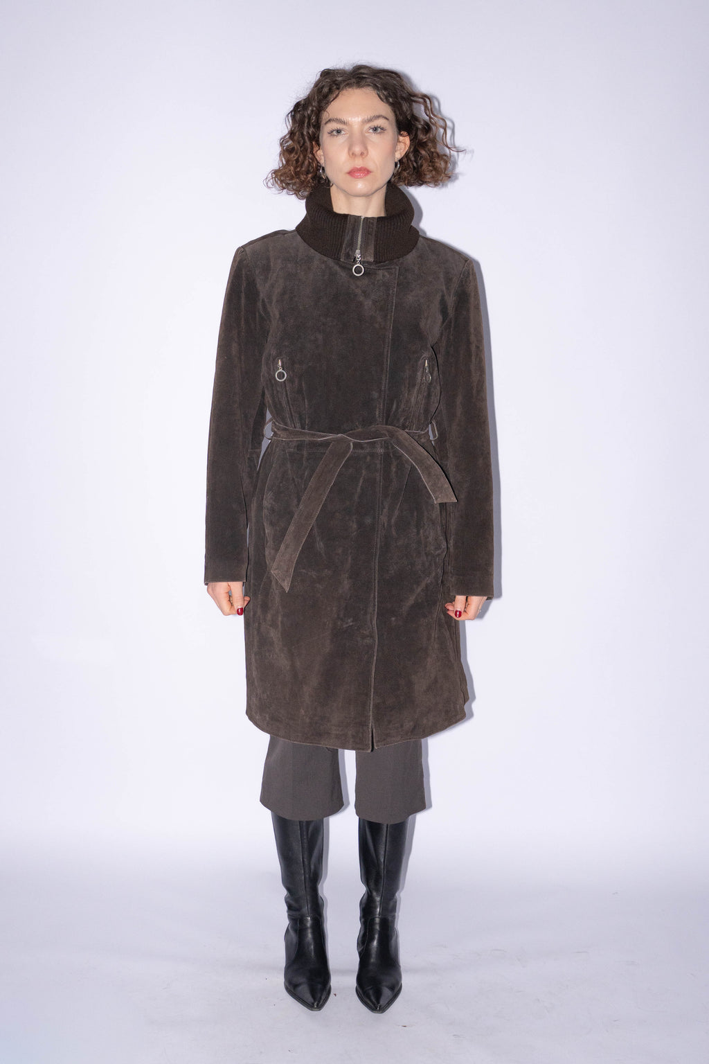 Brown Suede Jacket Size XL