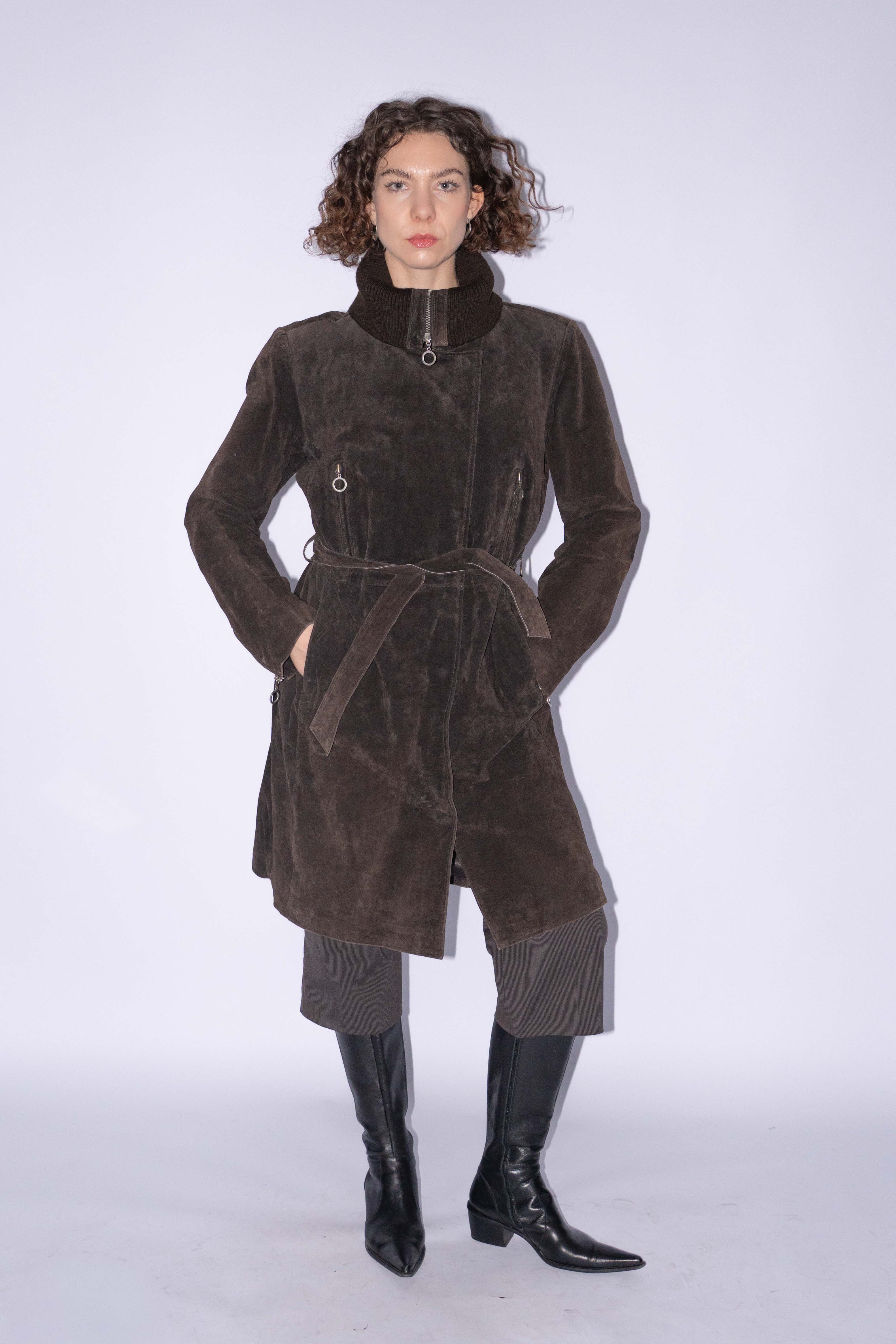 Brown Suede Jacket Size XL