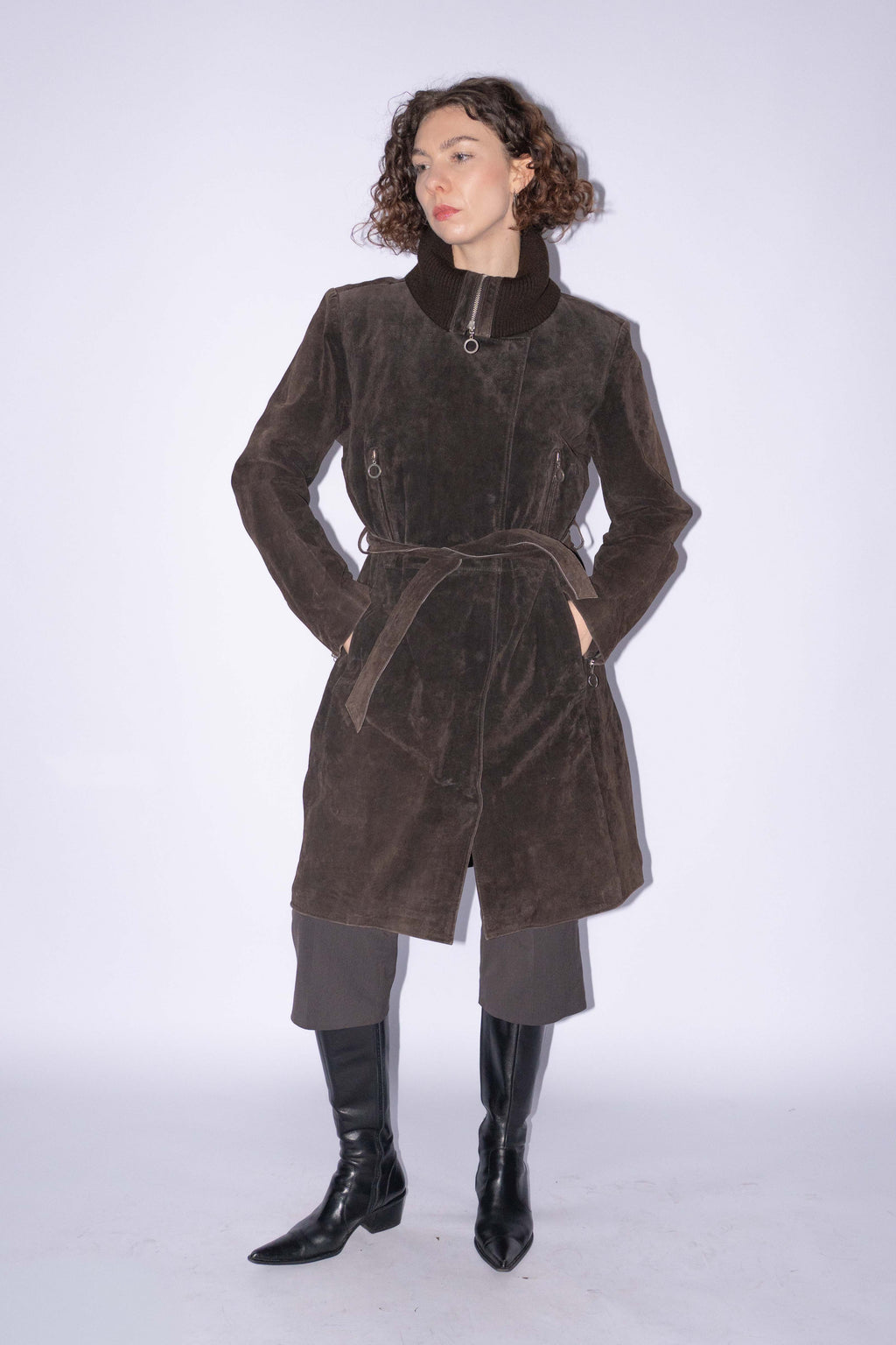 Brown Suede Jacket Size XL