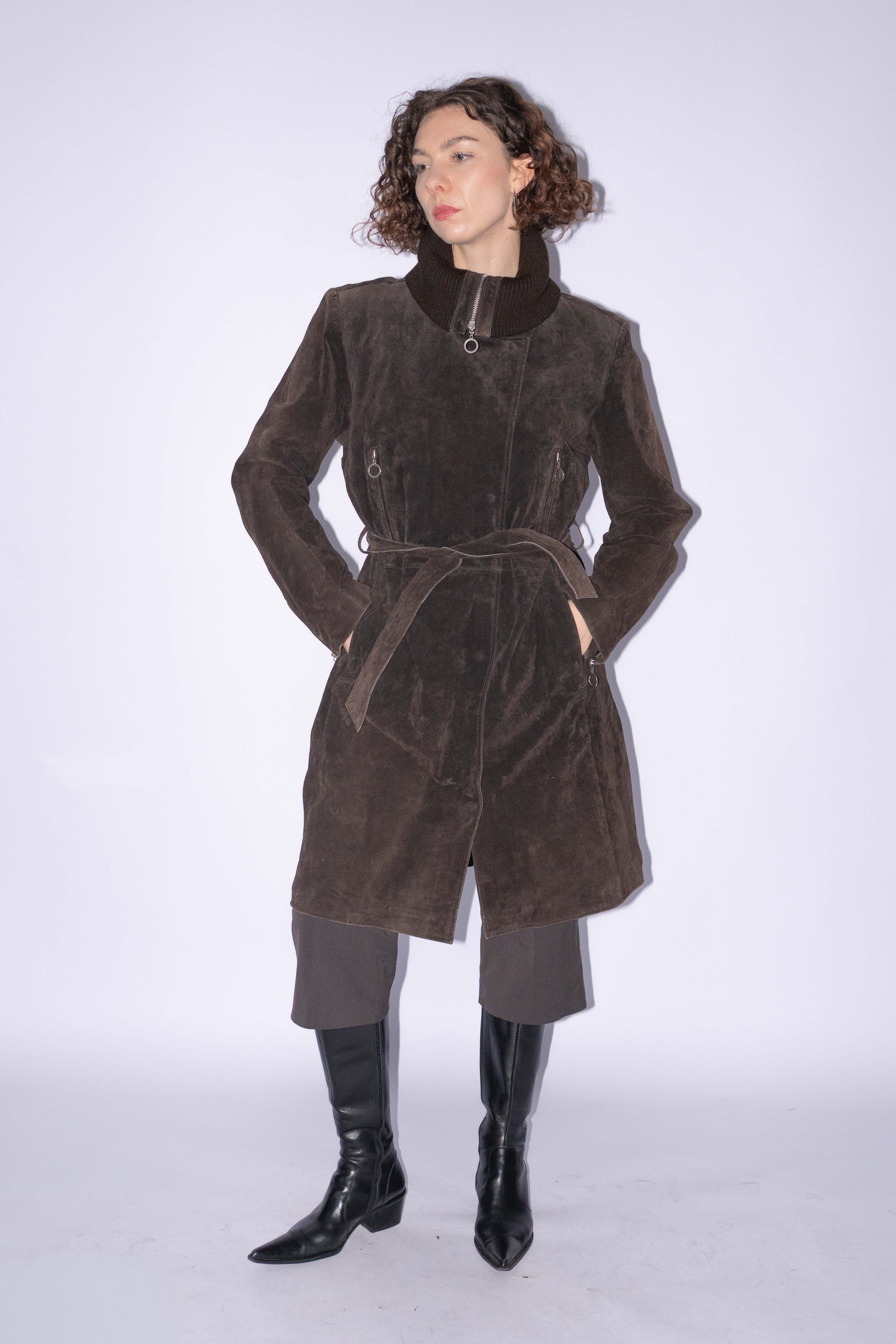 Brown Suede Jacket Size XL