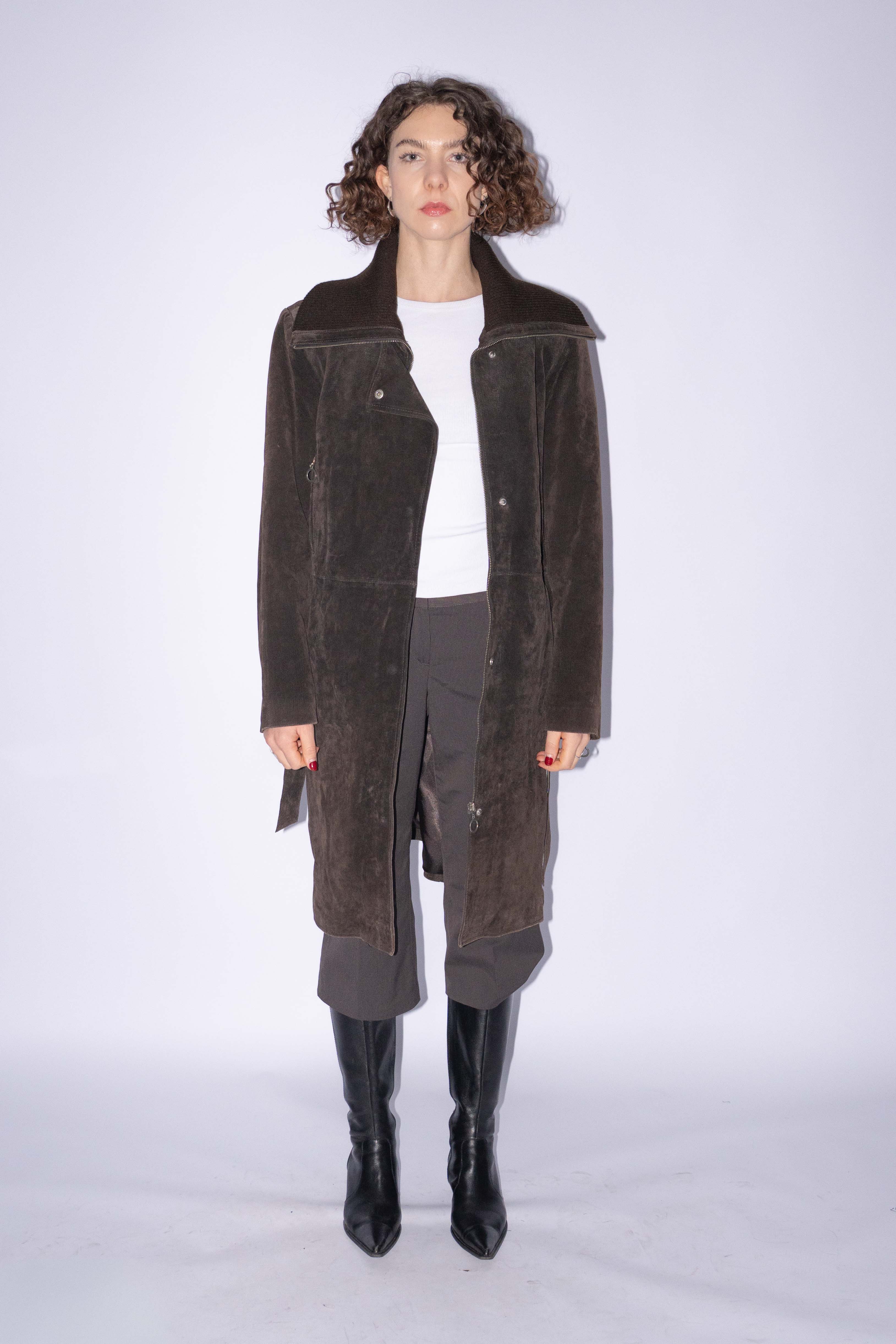 Brown Suede Jacket Size XL