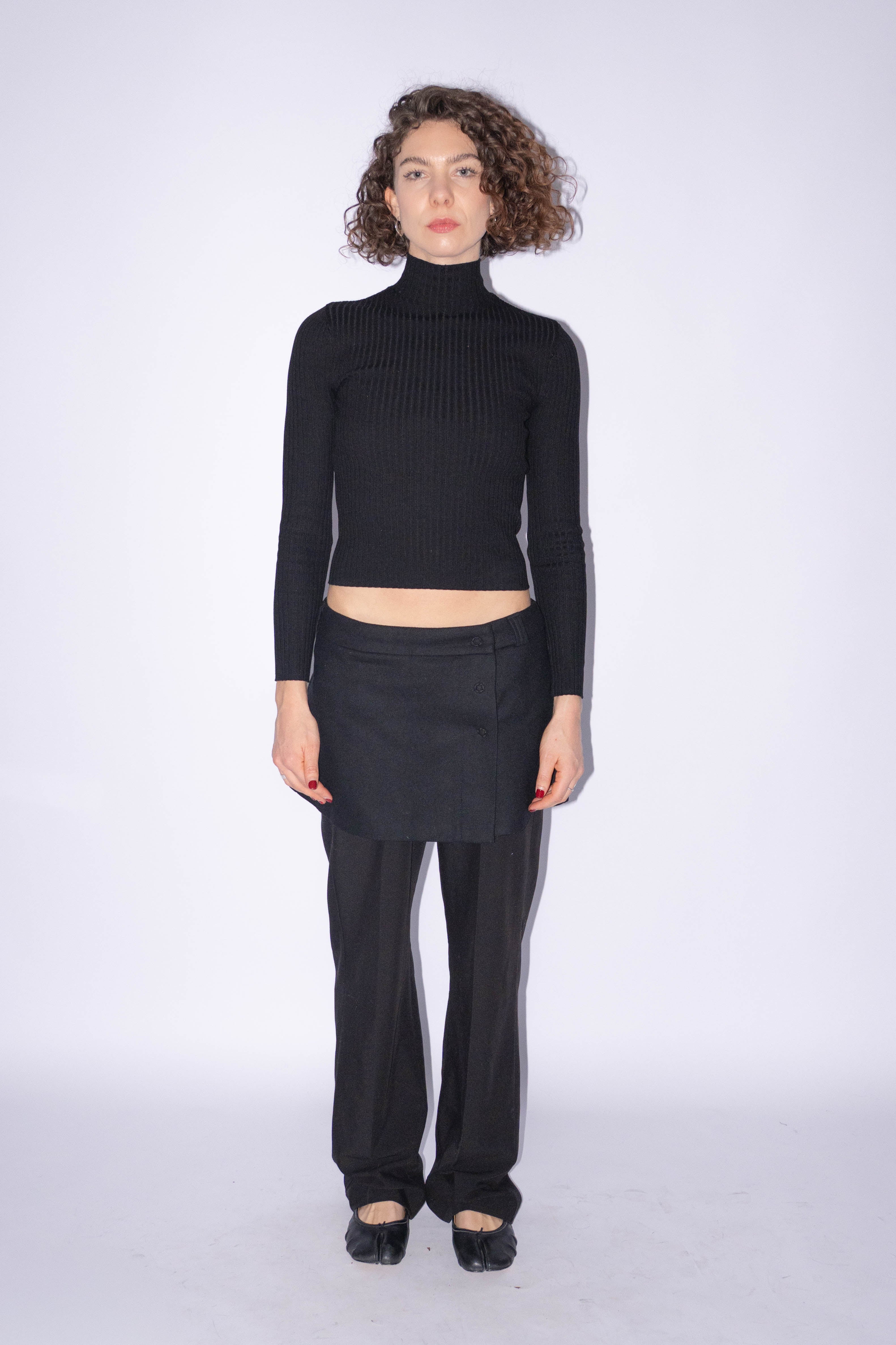 Wool Wrap Skirt Size M