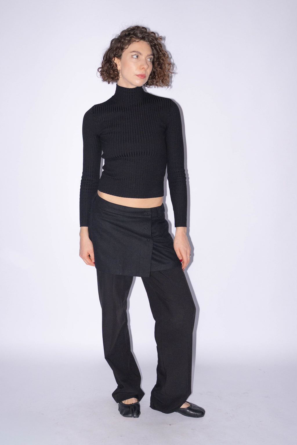 Wool Wrap Skirt Size M