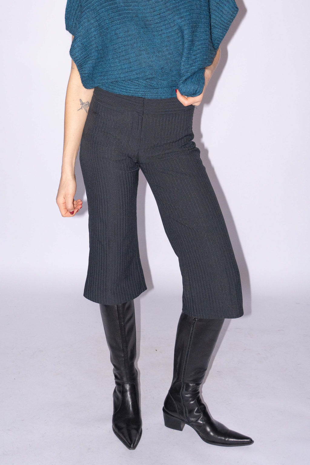 High Waisted Bermuda Pantalon Size S