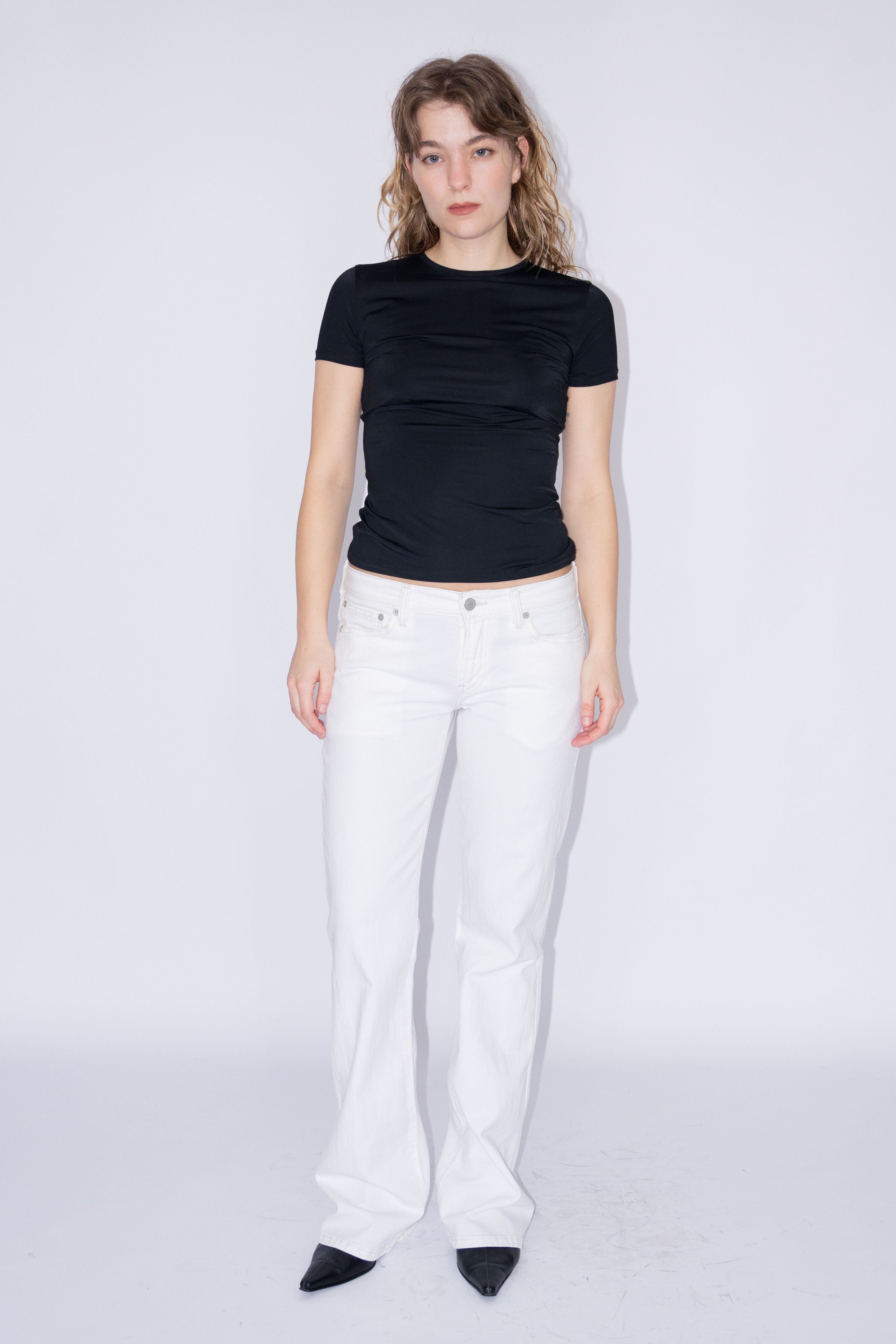 White Bootcut Jeans Levi's