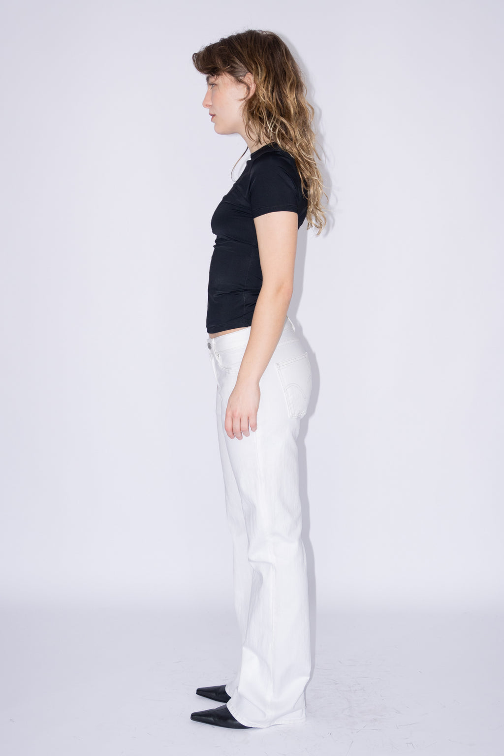 White Bootcut Jeans Levi's - Size S