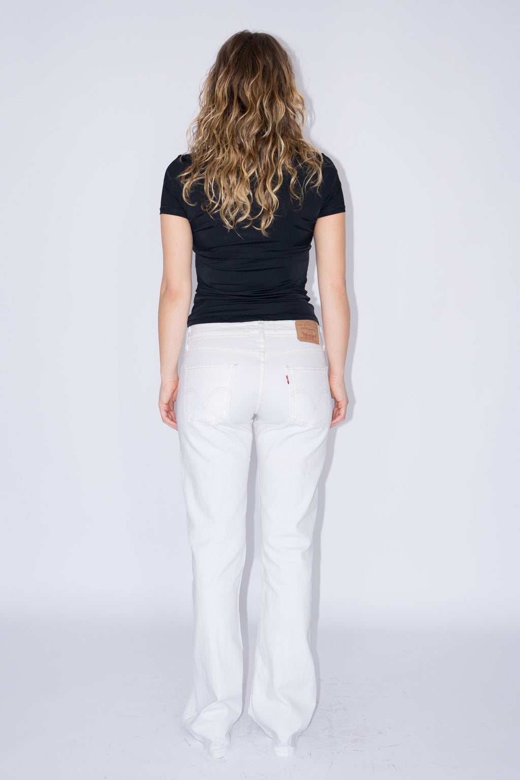 White Bootcut Jeans Levi's - Size S