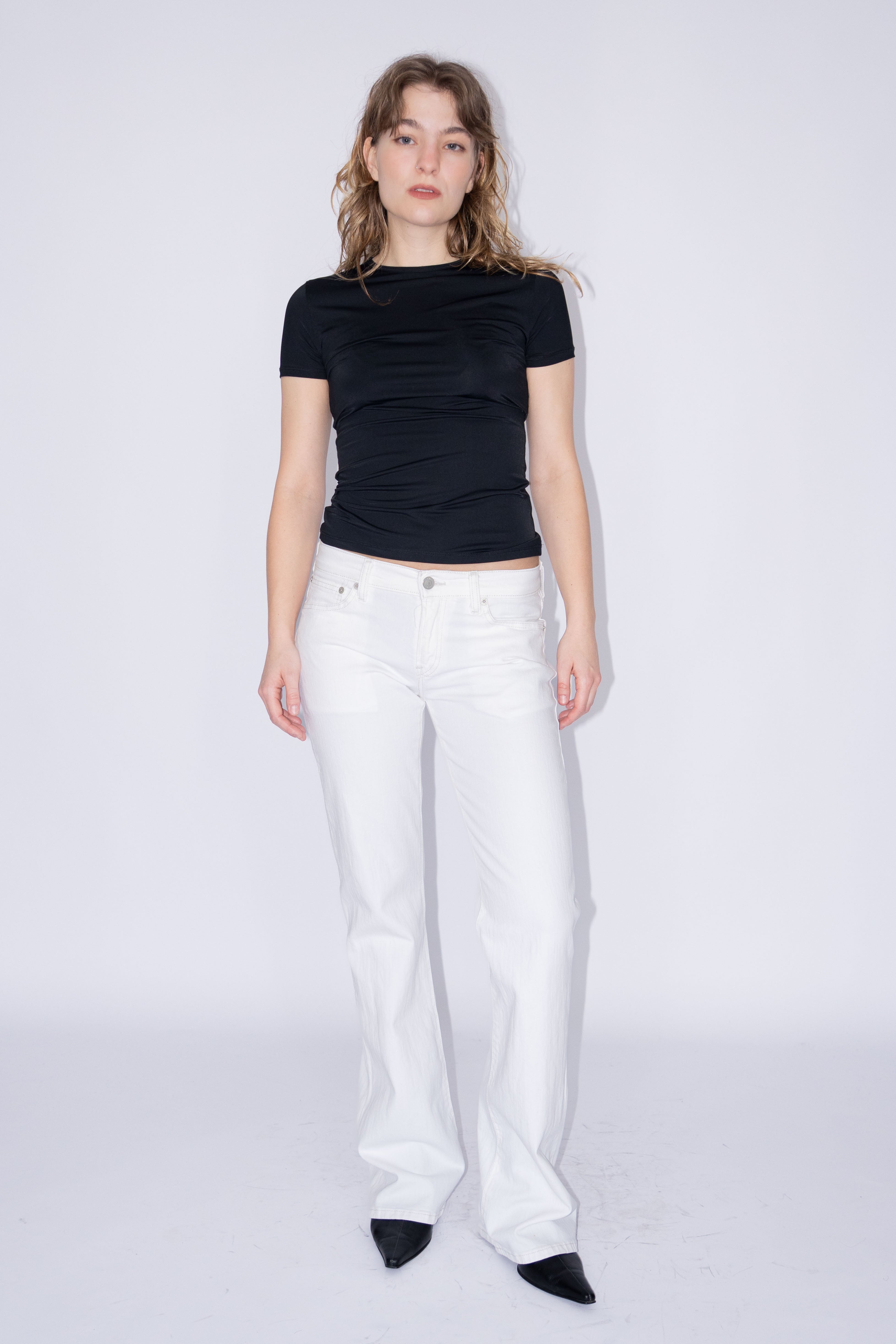 White Bootcut Jeans Levi's