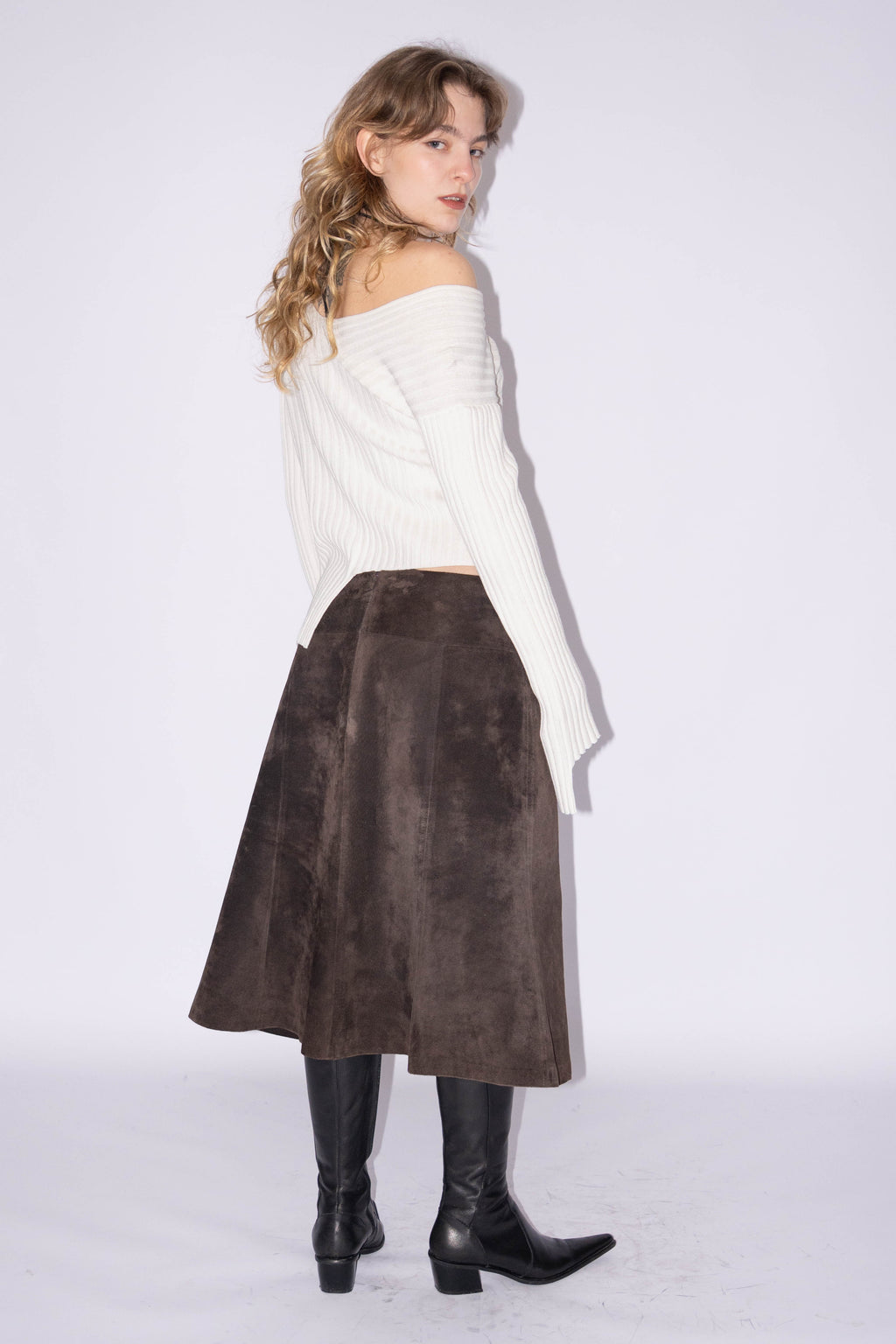 Helmut Lang Knit Jumper Destructed/Asymmetric - Size S