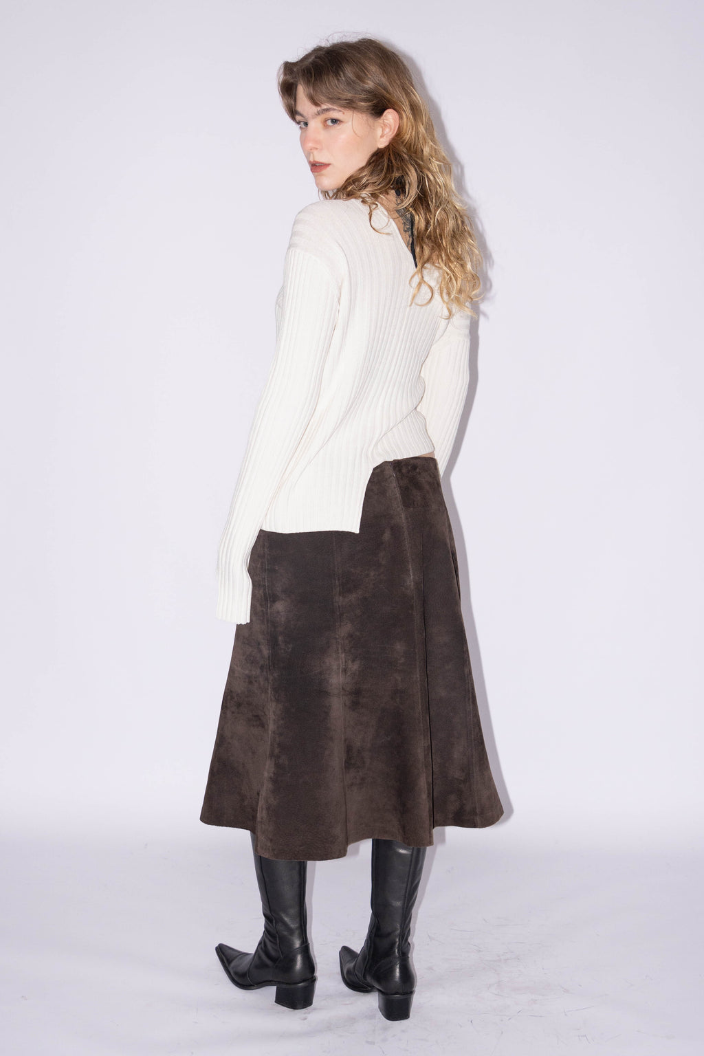 Helmut Lang Knit Jumper Destructed/Asymmetric - Size S