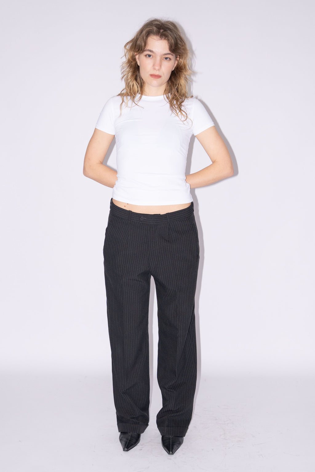 Pinstripe Pants - Size S/M