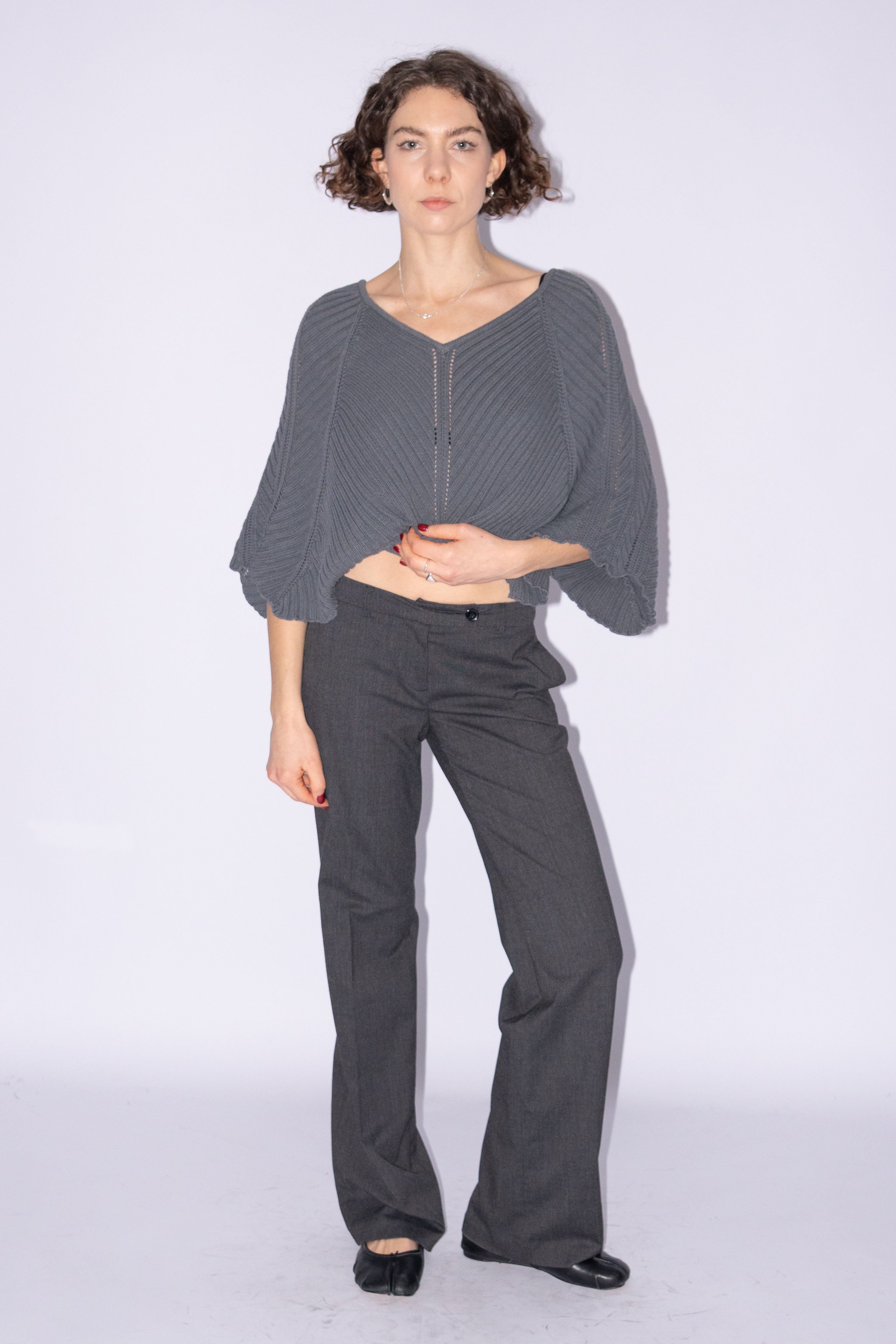 Grey Pantalon Bottoms