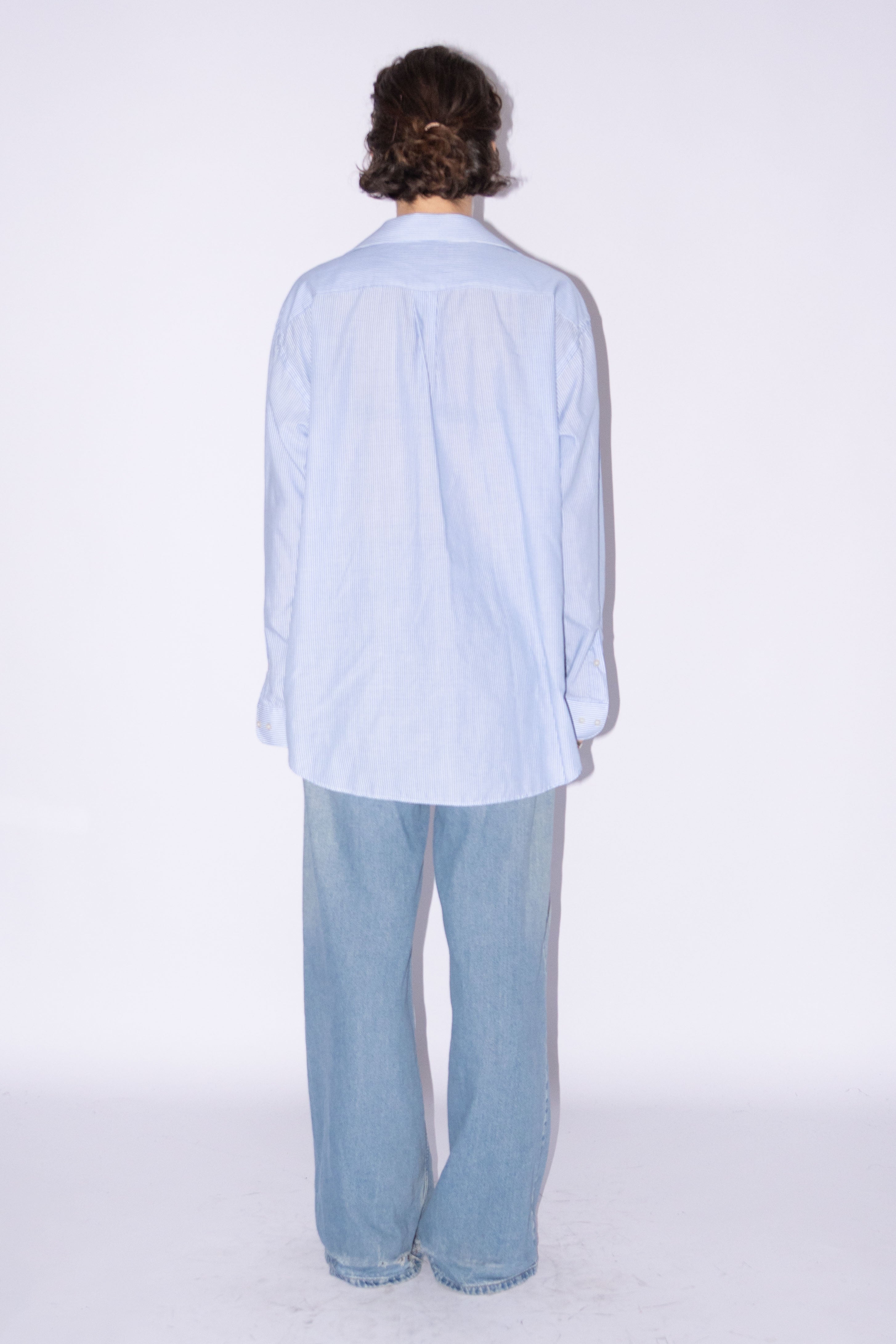 Blue Striped Blouse Light