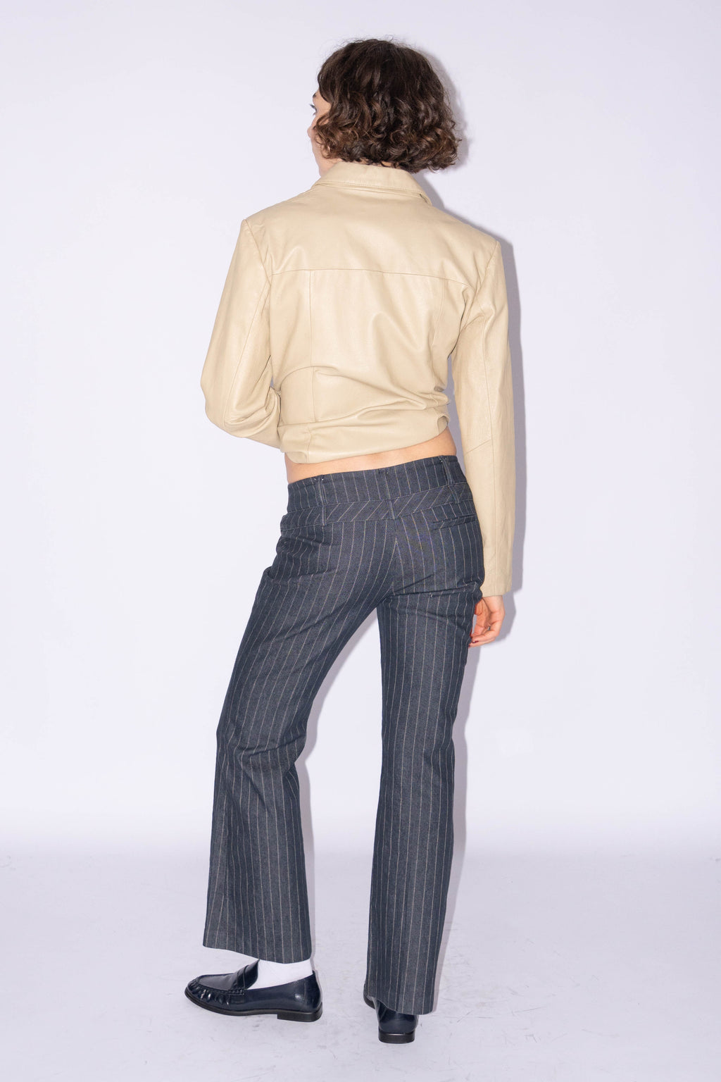 Pinstripe Pants Denim - Size S