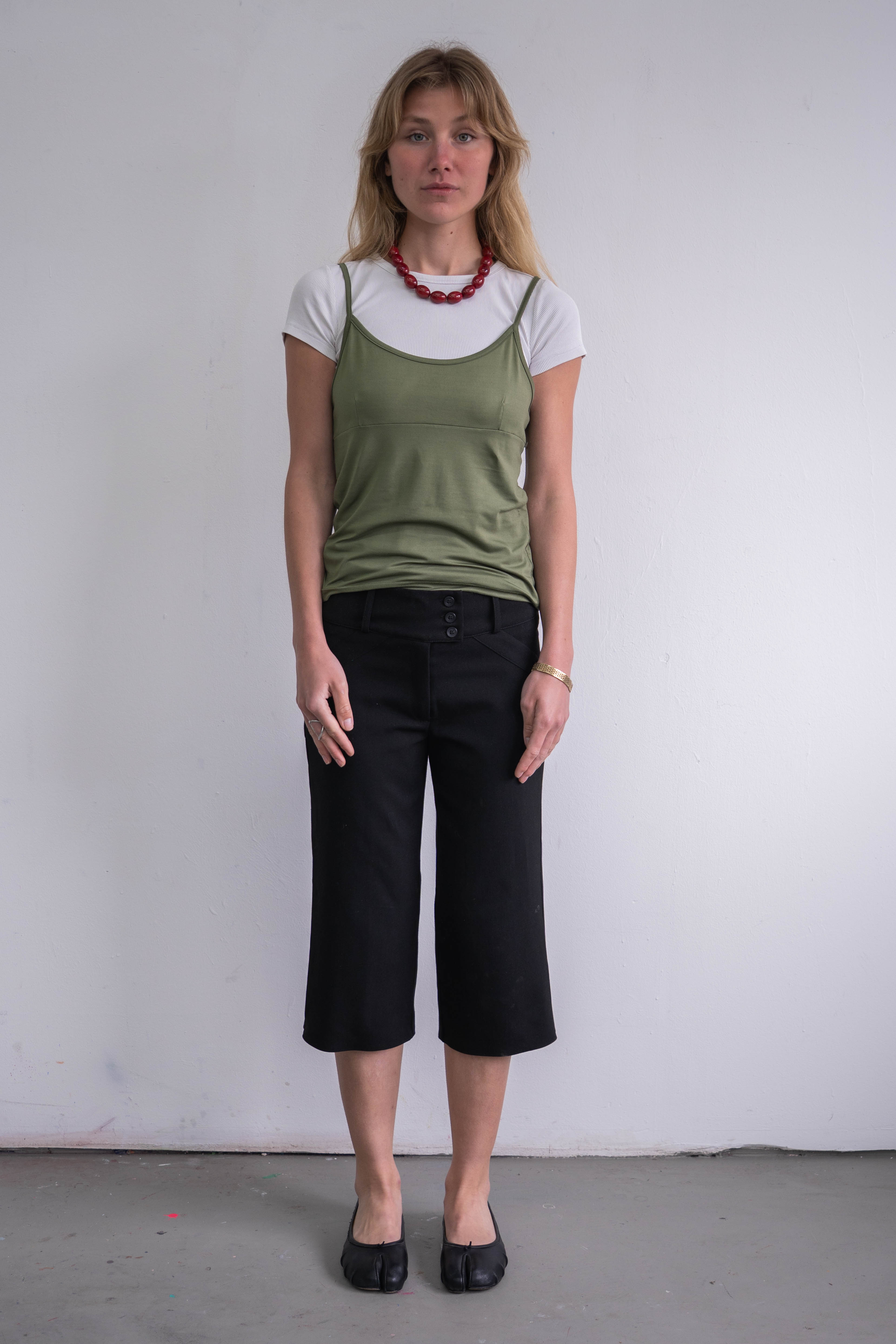 Green Strap Top - Size L