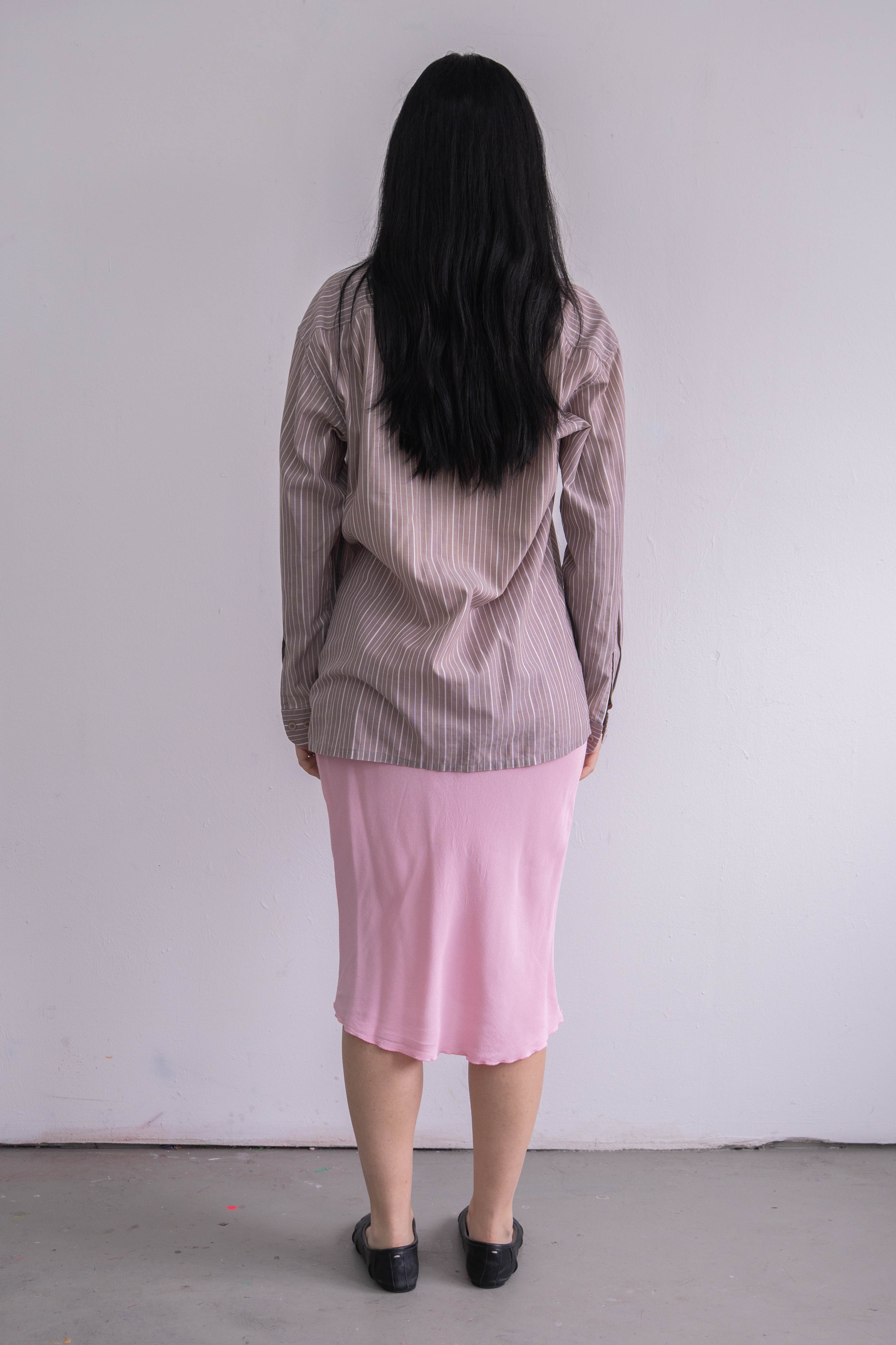 Light Brown Pink Blouse - Size XL