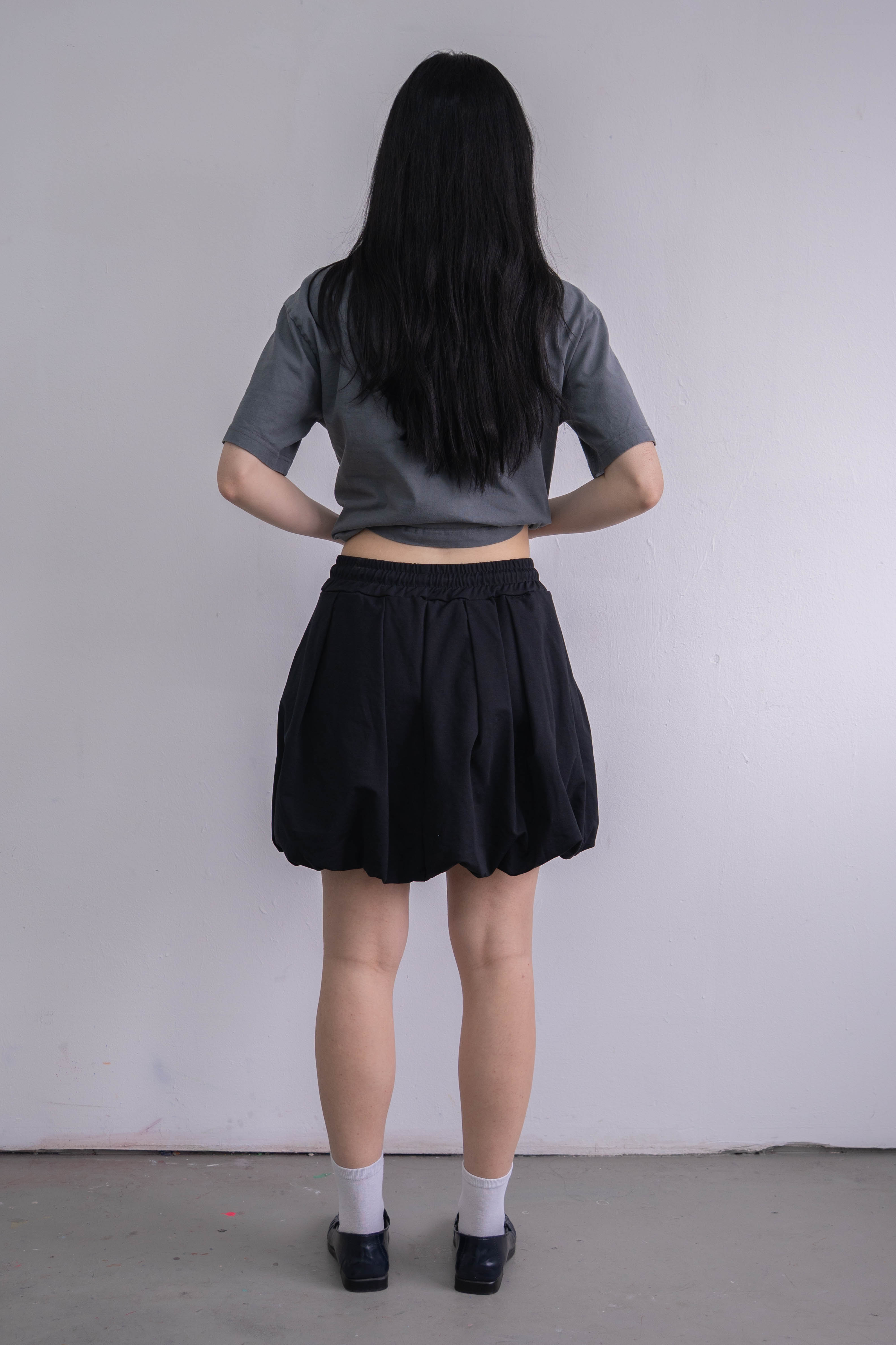 Black Ballon Skirt - Size