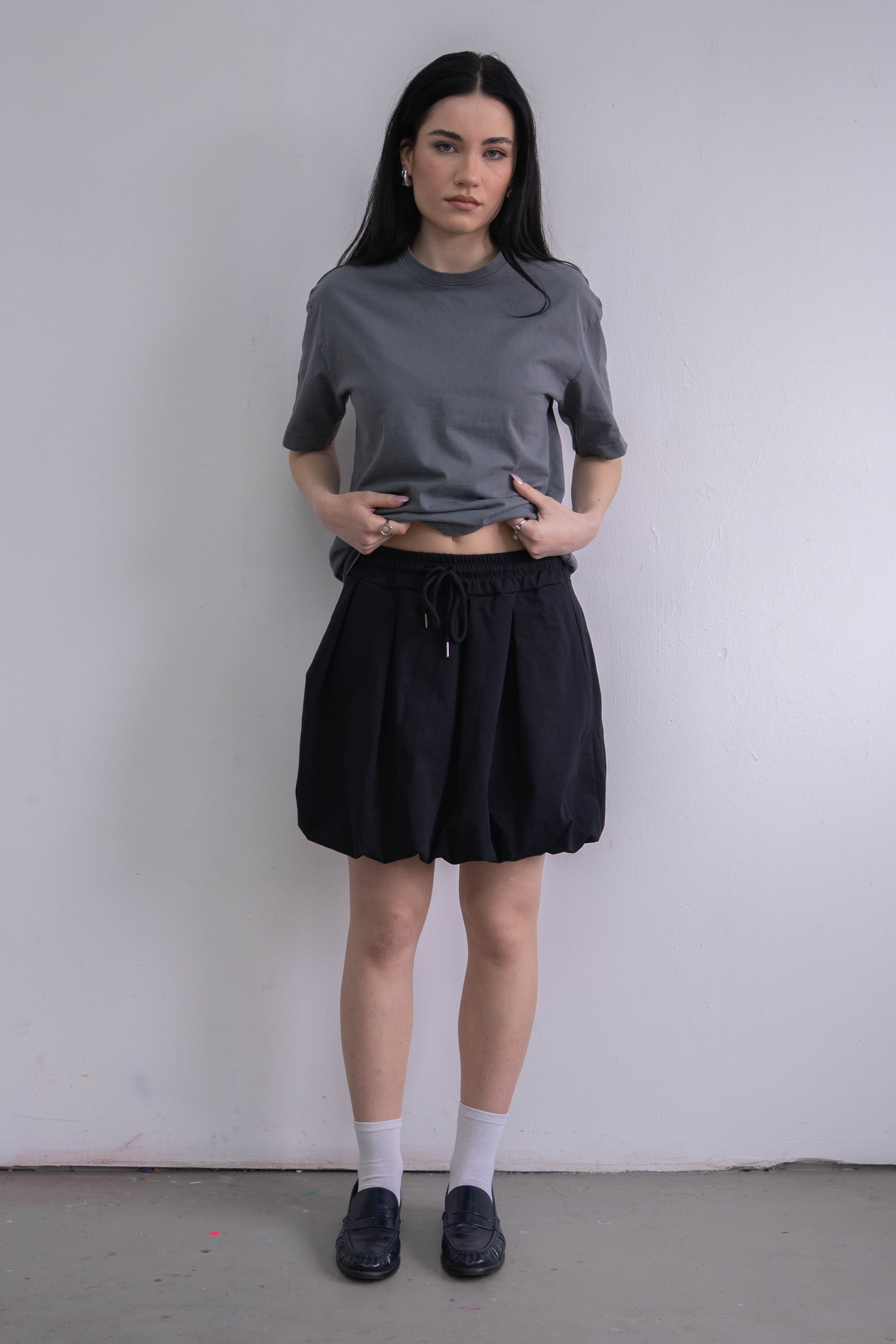 Black Ballon Skirt - Size