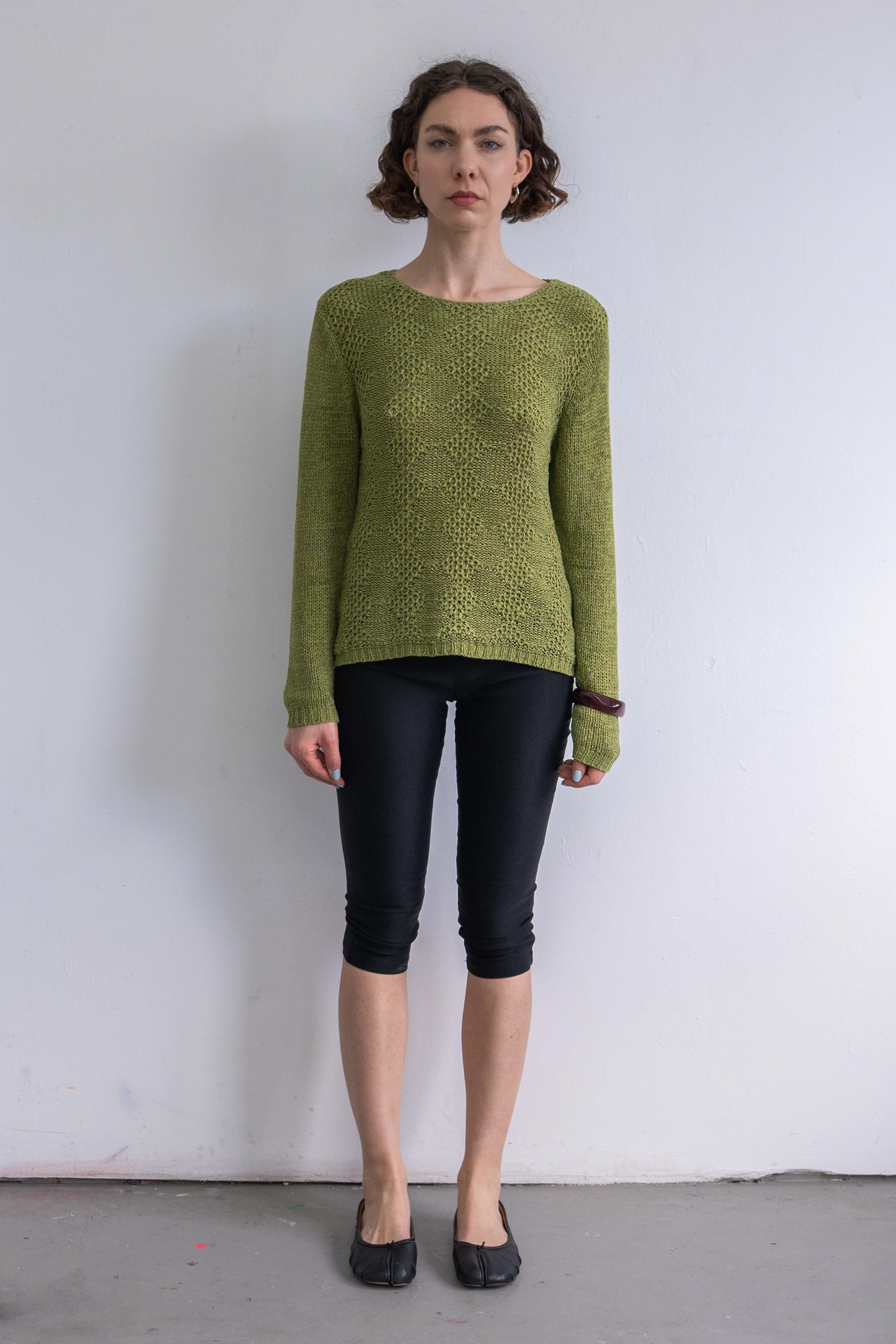 Green Longsleeve Knitted - Size ML