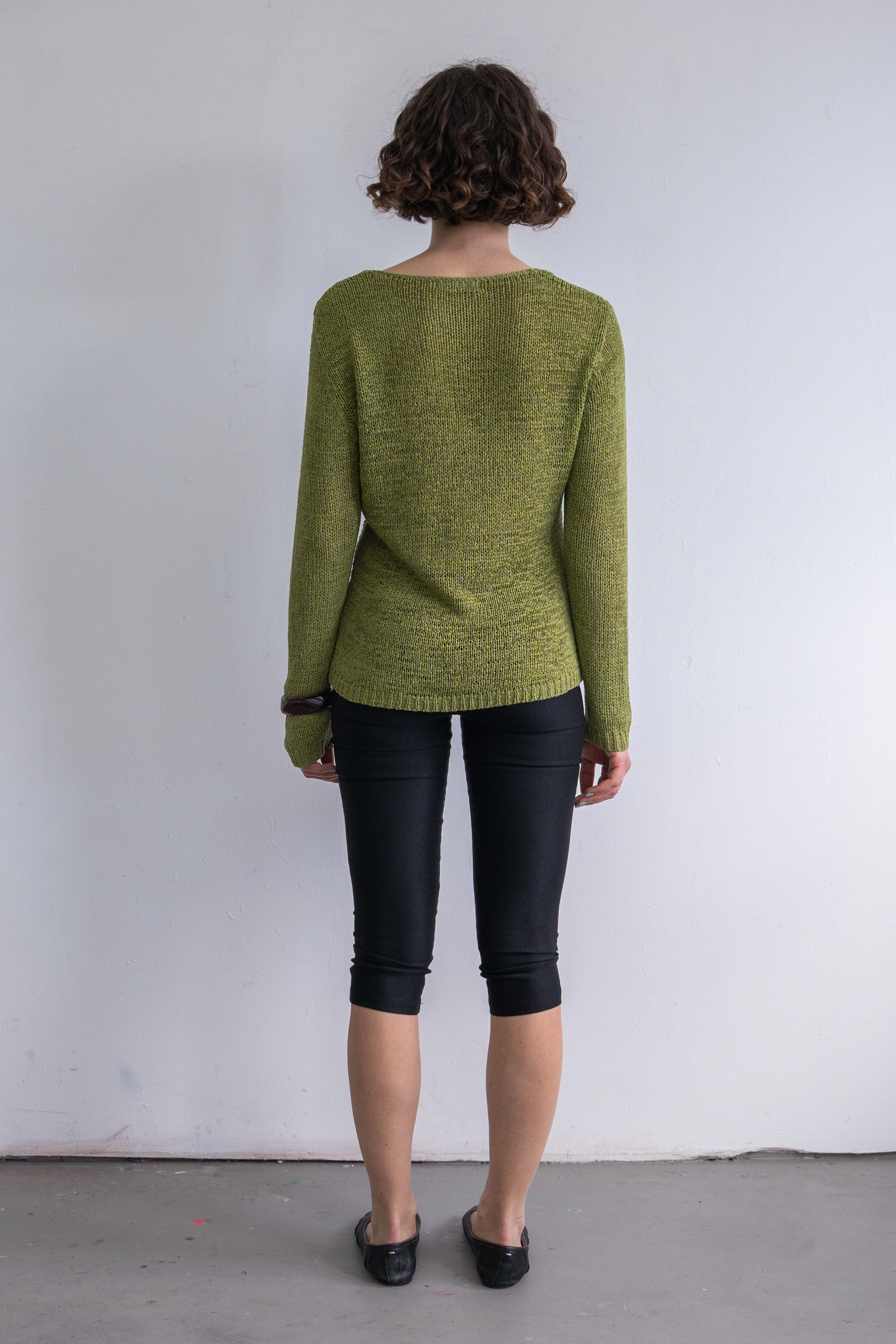 Green Longsleeve Knitted - Size ML
