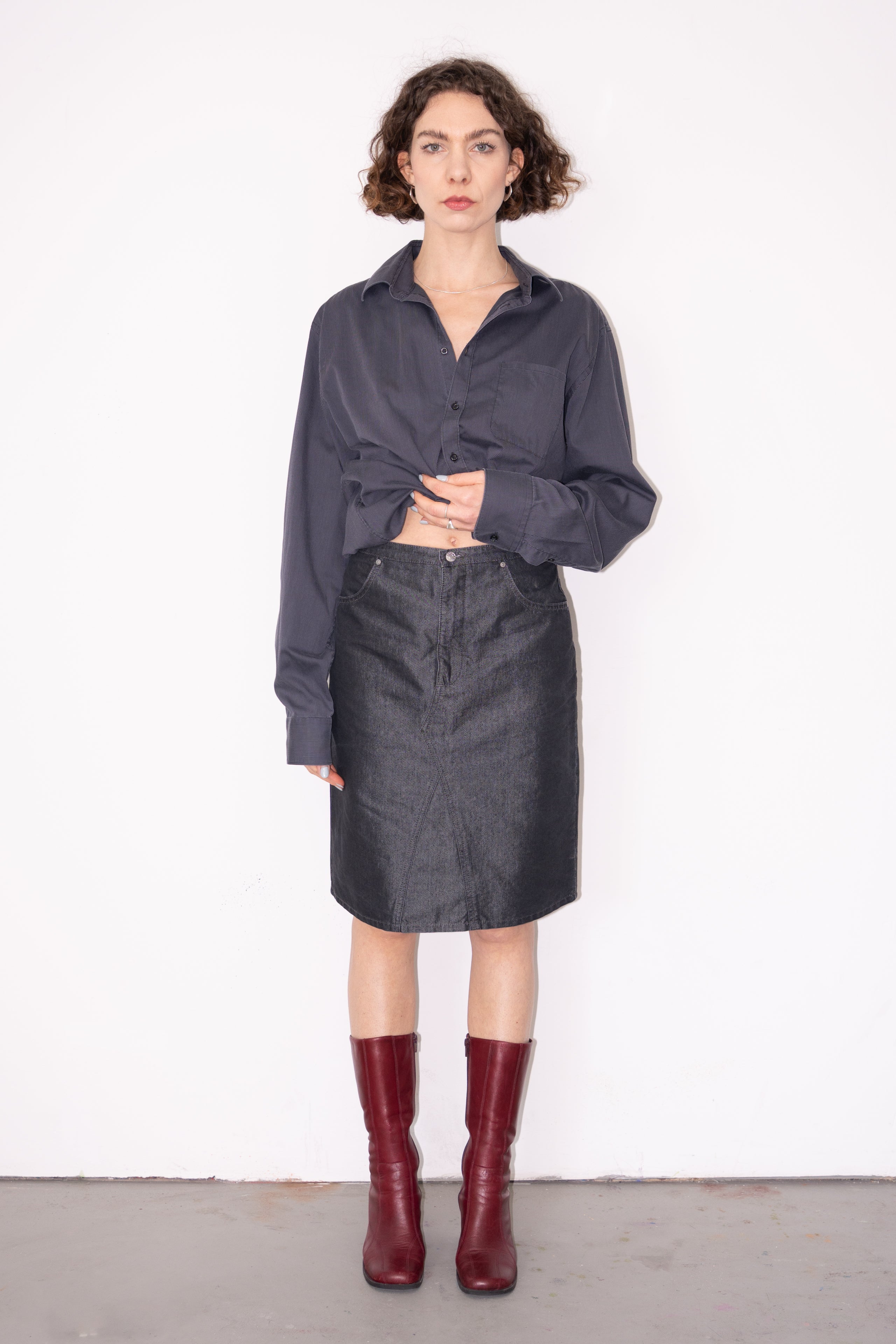 Denim Skirt - Size M