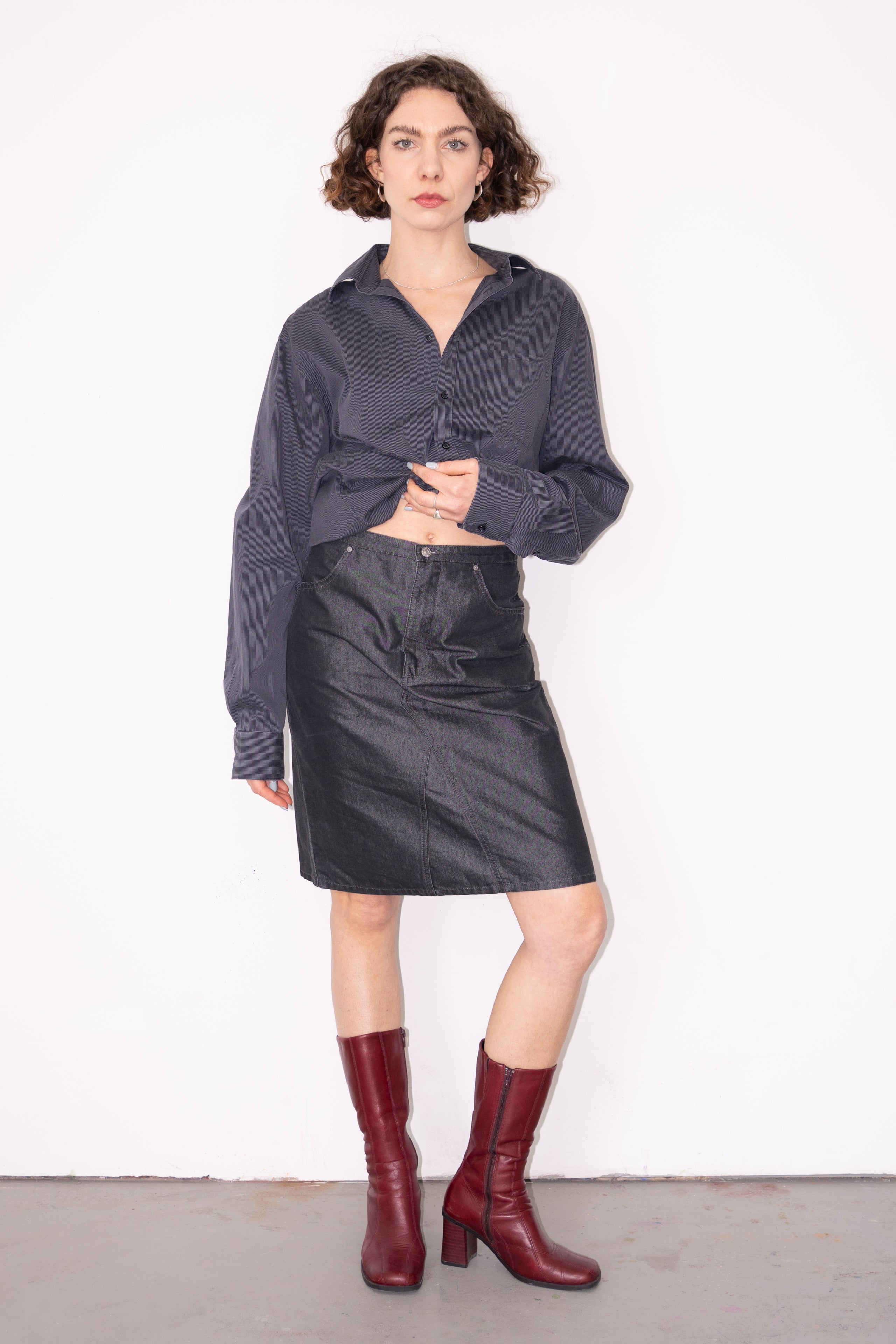 Denim Skirt - Size M