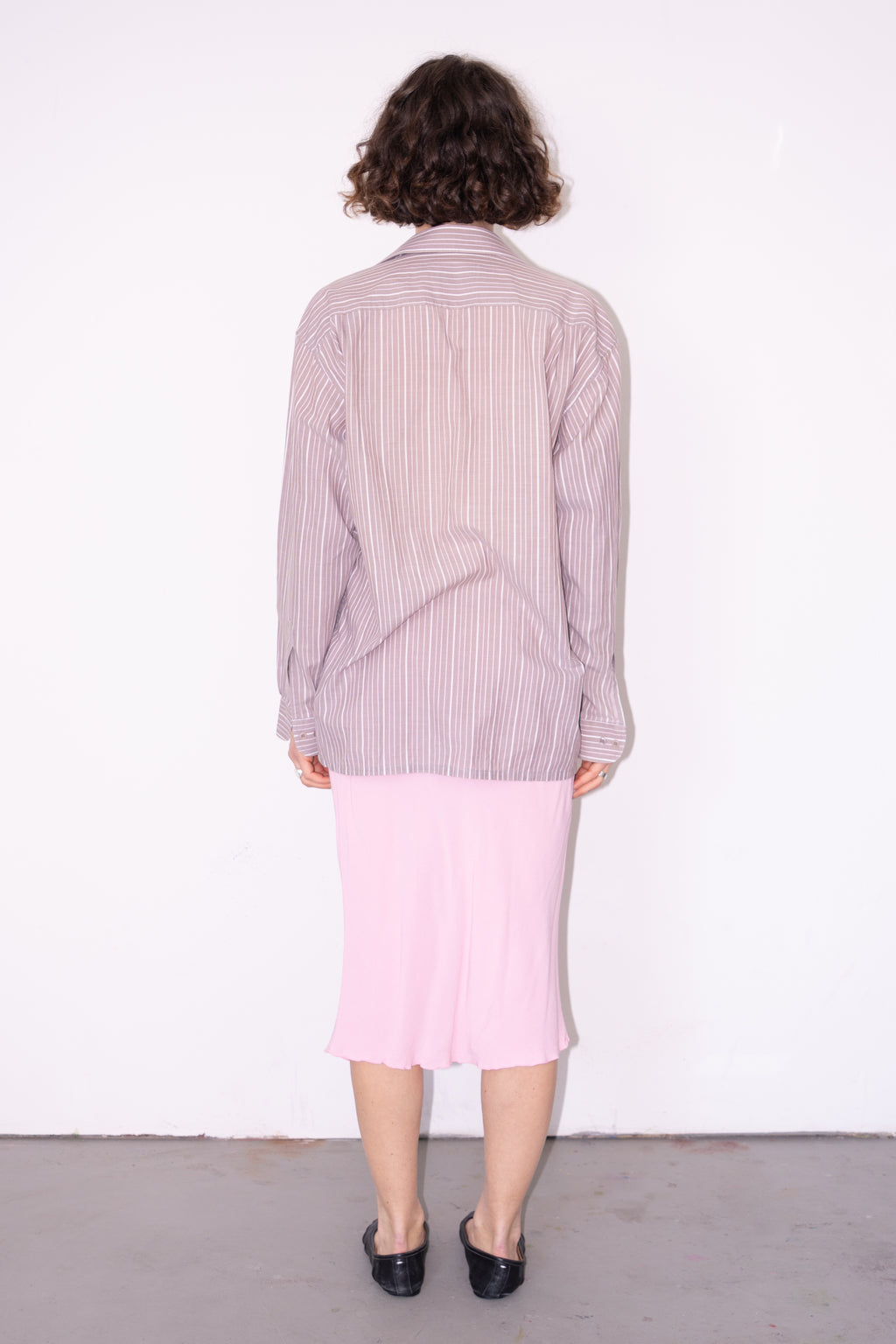 Light Brown Pink Blouse - Size XL